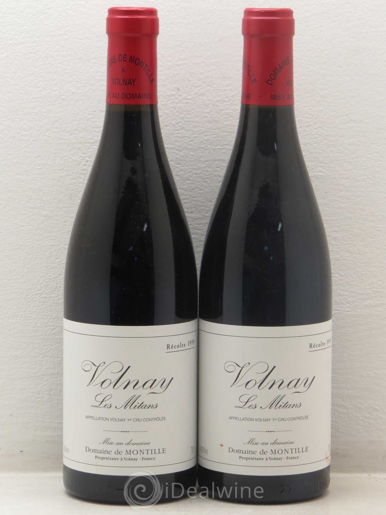 Volnay 1er Cru Mitans Hubert De Montille 1999 - Posten von 2 Flaschen - 0