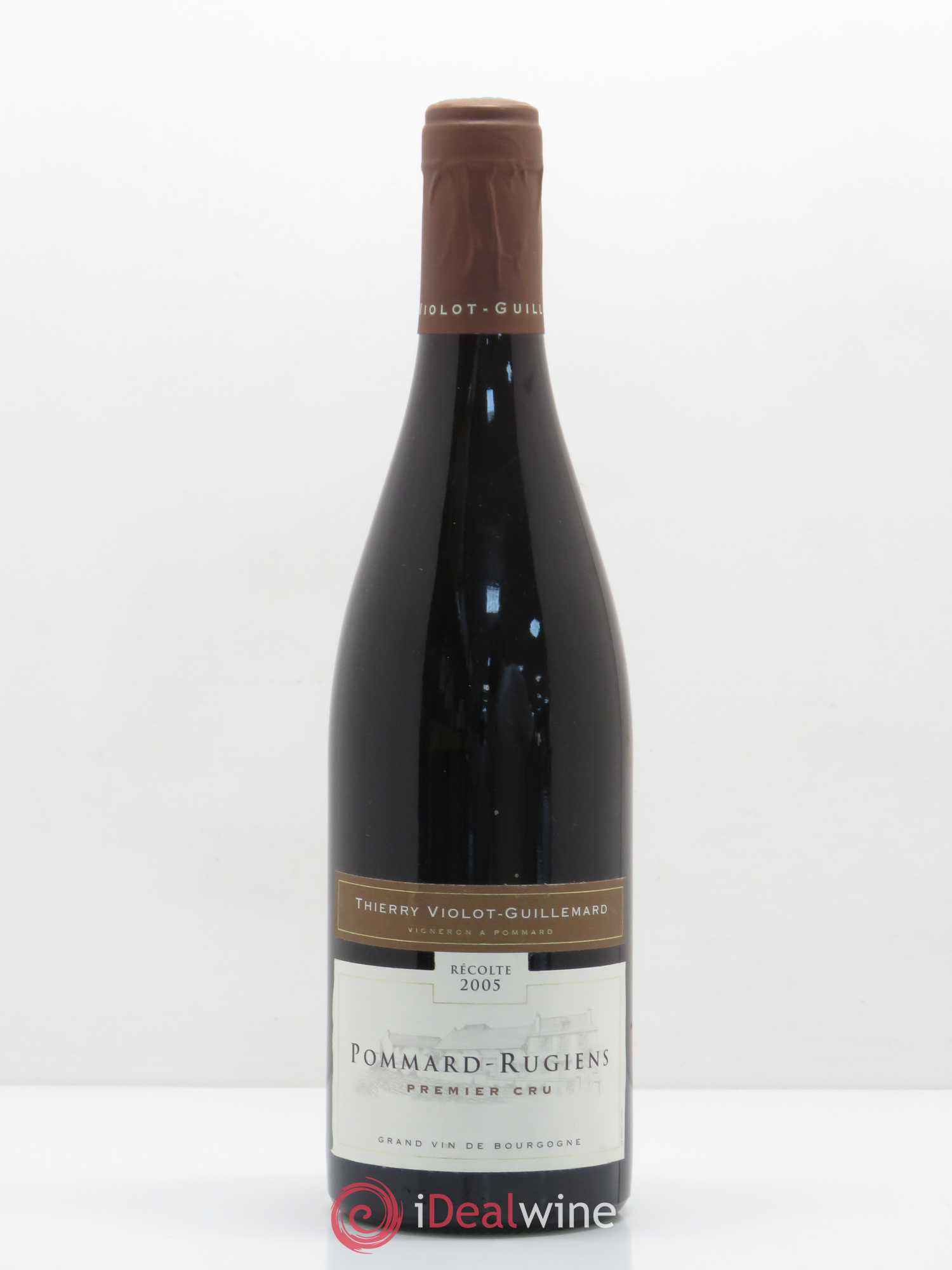 Pommard 1er Cru Rugiens Thierry Violot-Guillemard (sans prix de réserve) 2005 - Posten von 1 Flasche - 0