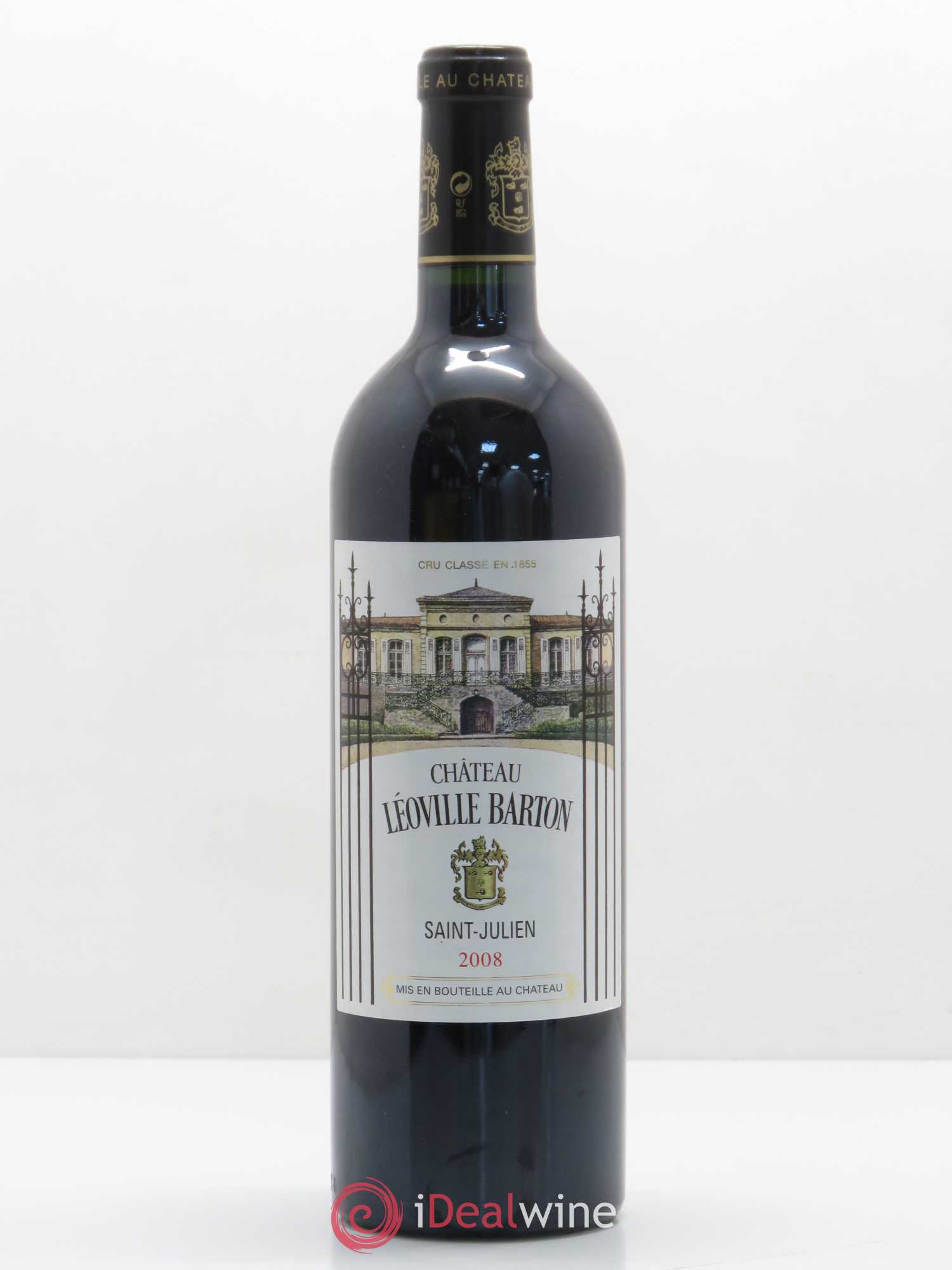 Château Léoville Barton 2ème Grand Cru Classé 2008 - Lot de 1 bouteille - 0