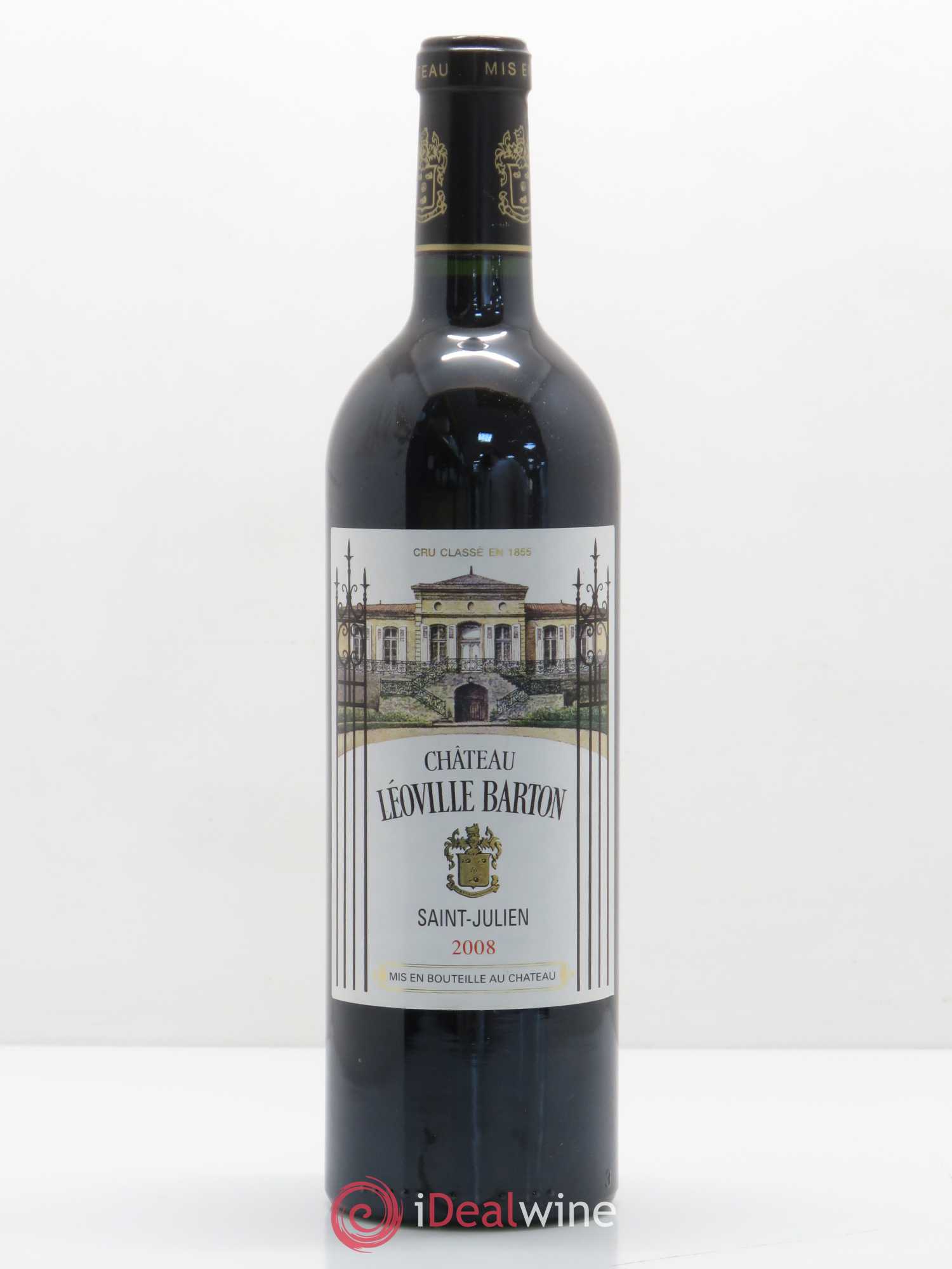 Château Léoville Barton 2ème Grand Cru Classé 2008 - Lot de 1 bouteille - 0