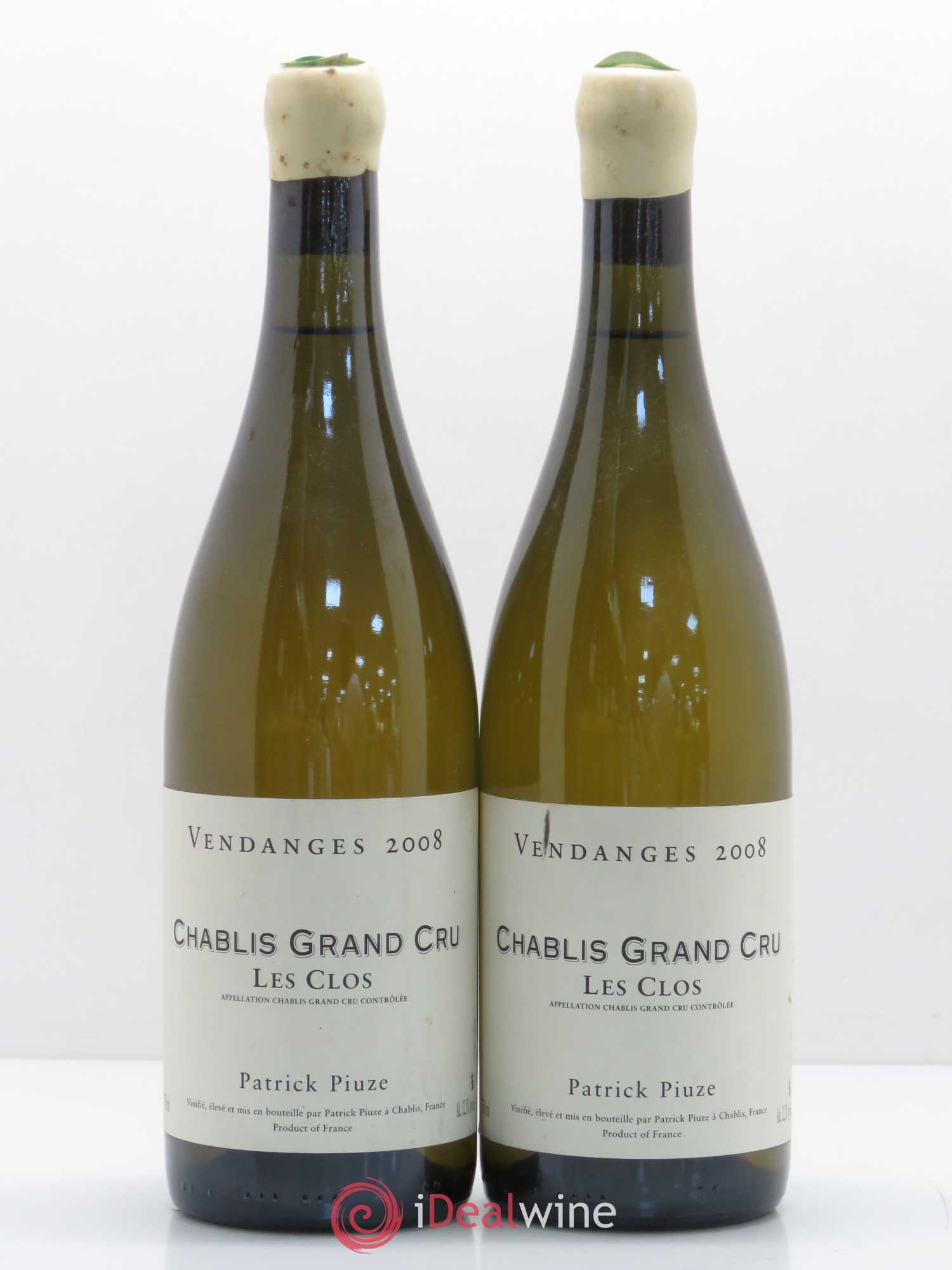 Chablis Grand Cru Les Clos Piuze 2008 - Posten von 2 Flaschen - 0