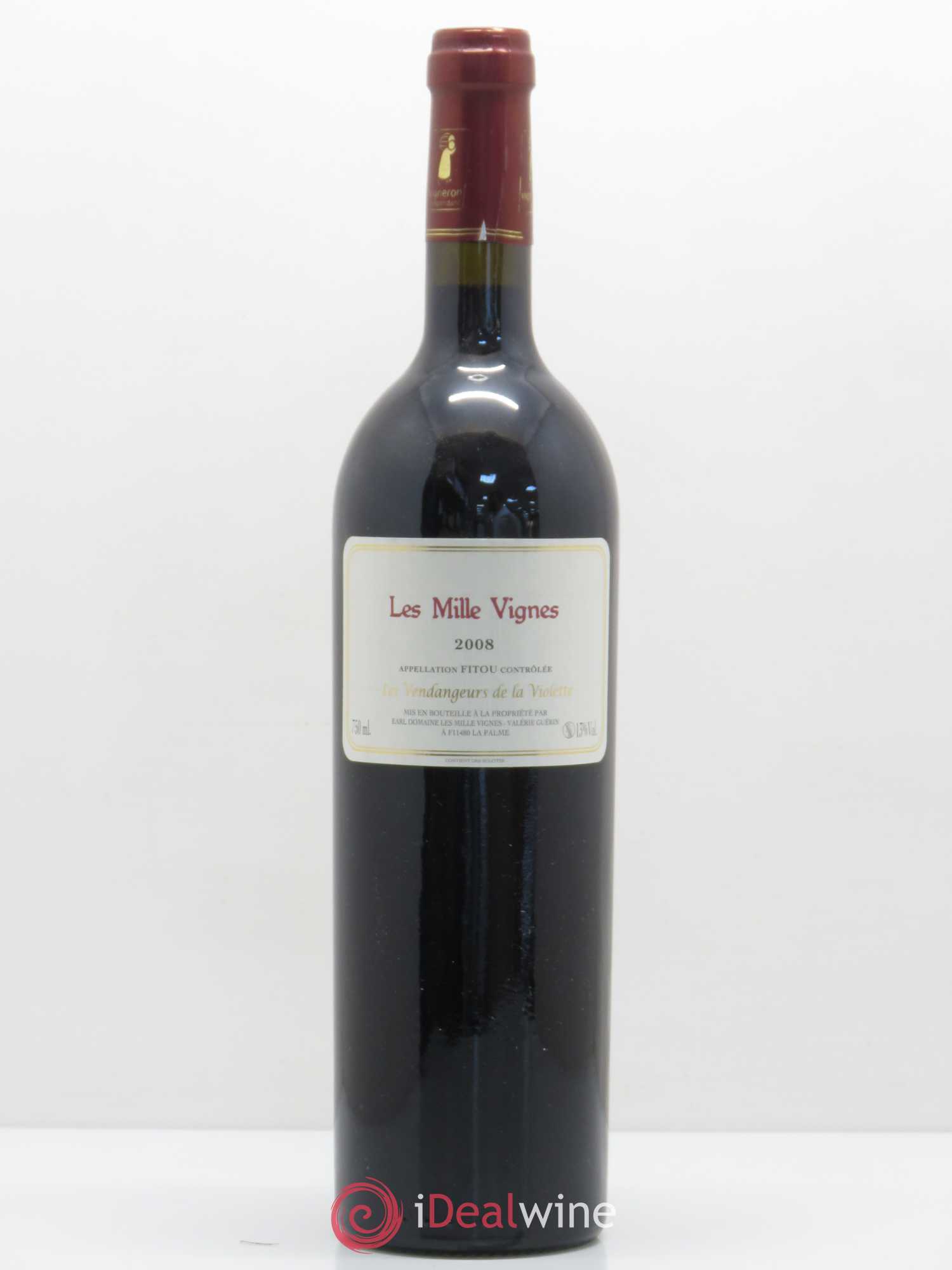 Languedoc Fitou Les Vendangeurs de la Violette Domaine Les Mille Vignes 2008 - Posten von 1 Flasche - 0