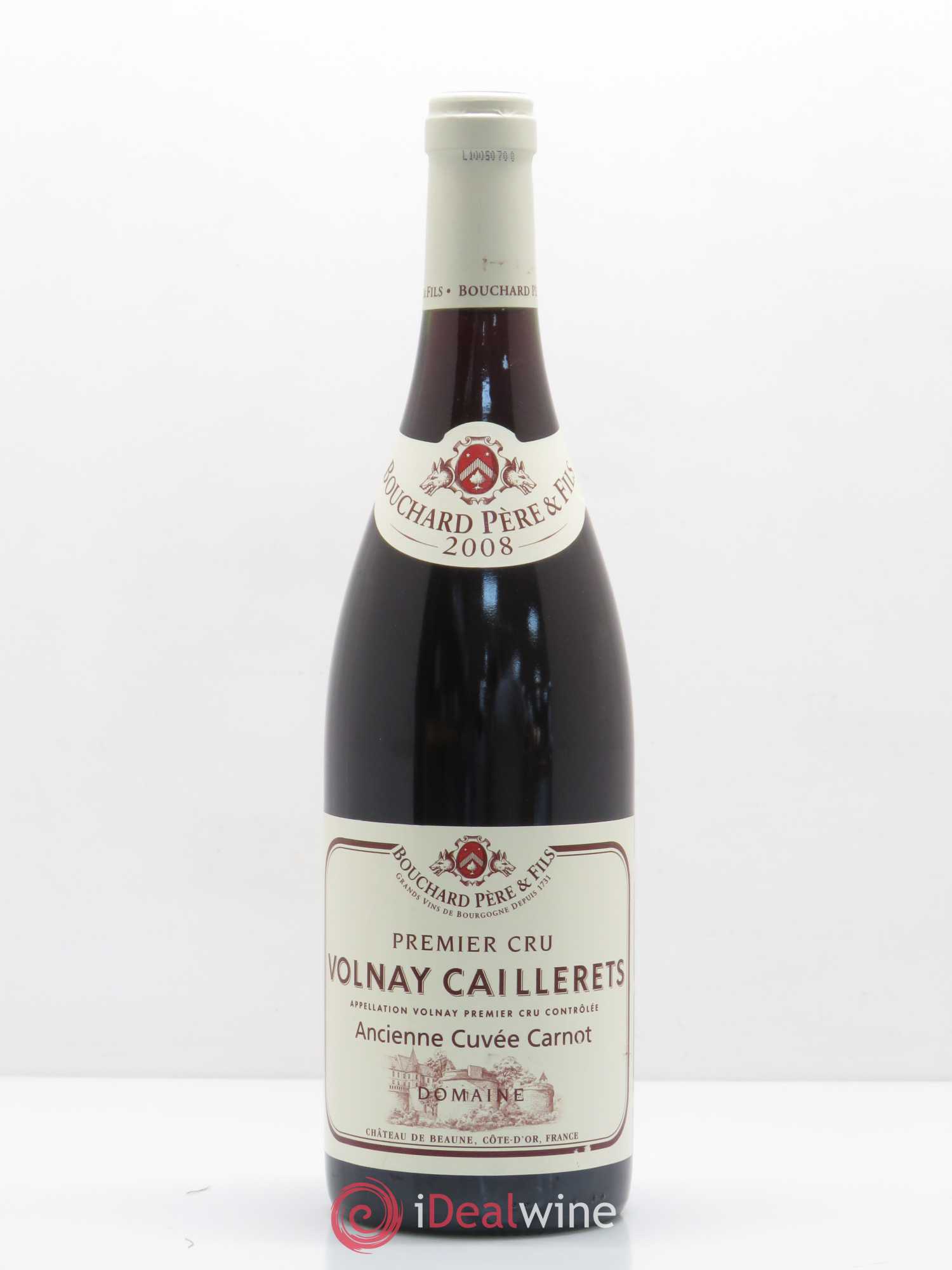Volnay 1er Cru Caillerets - Ancienne Cuvée Carnot Bouchard Père & Fils 2008 - Lot de 1 bouteille - 0