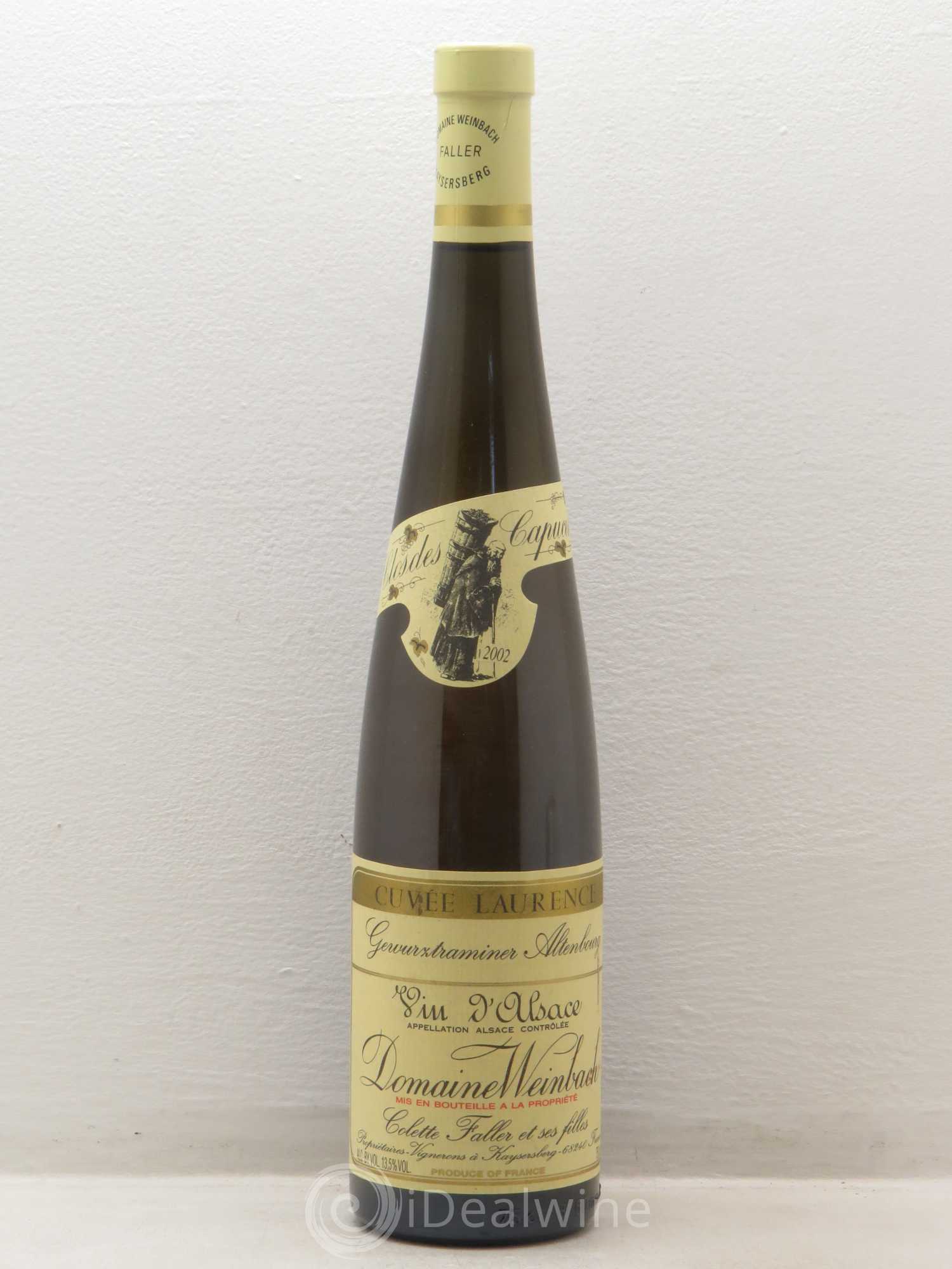 Alsace Gewurztraminer Altenbourg - Cuvée Laurence Weinbach (Domaine) (sans prix de réserve) 2002 - Lot de 1 bouteille - 0