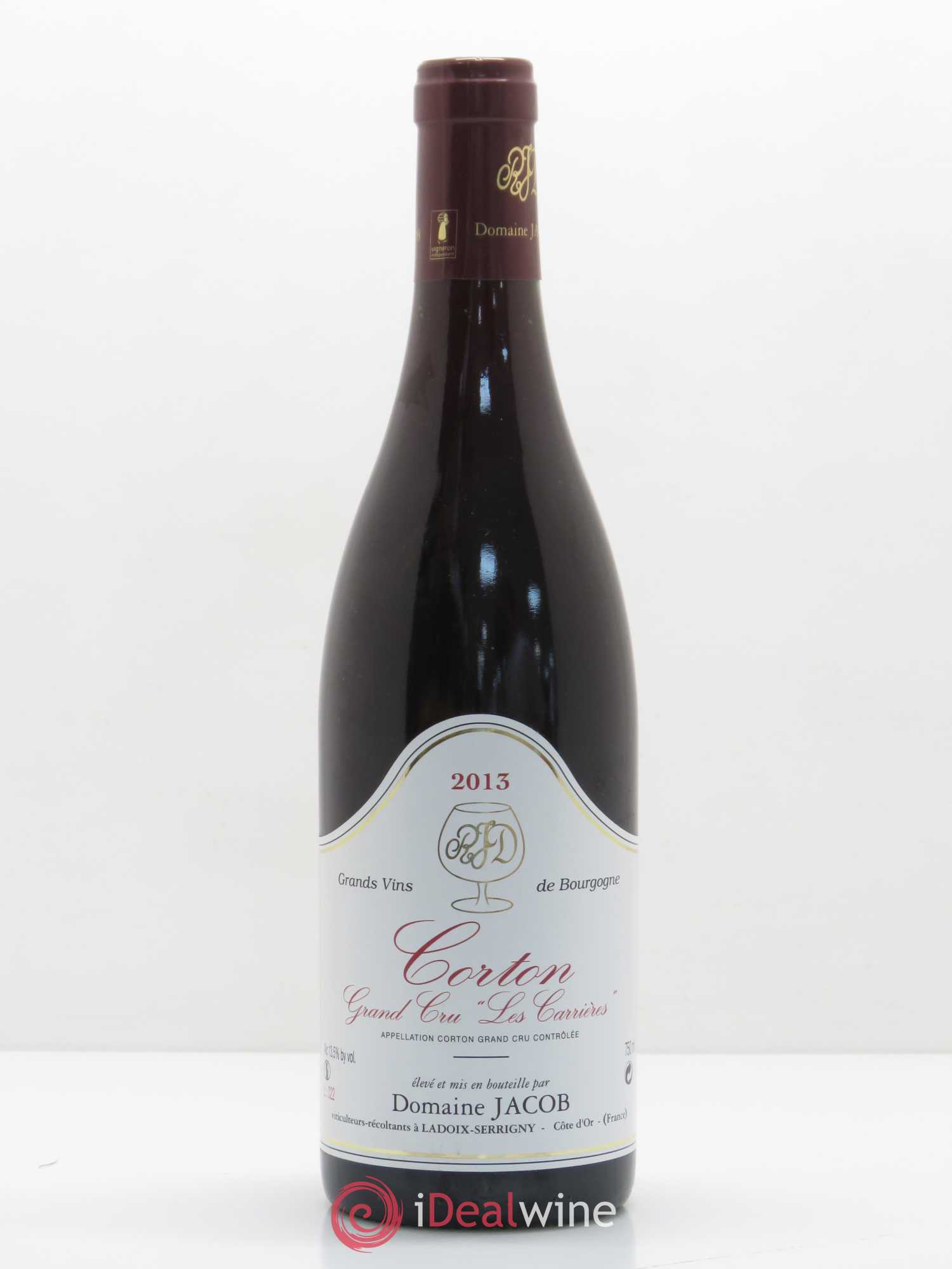 Corton Grand Cru Les Carrières Domaine Jacob 2013 - Posten von 1 Flasche - 0