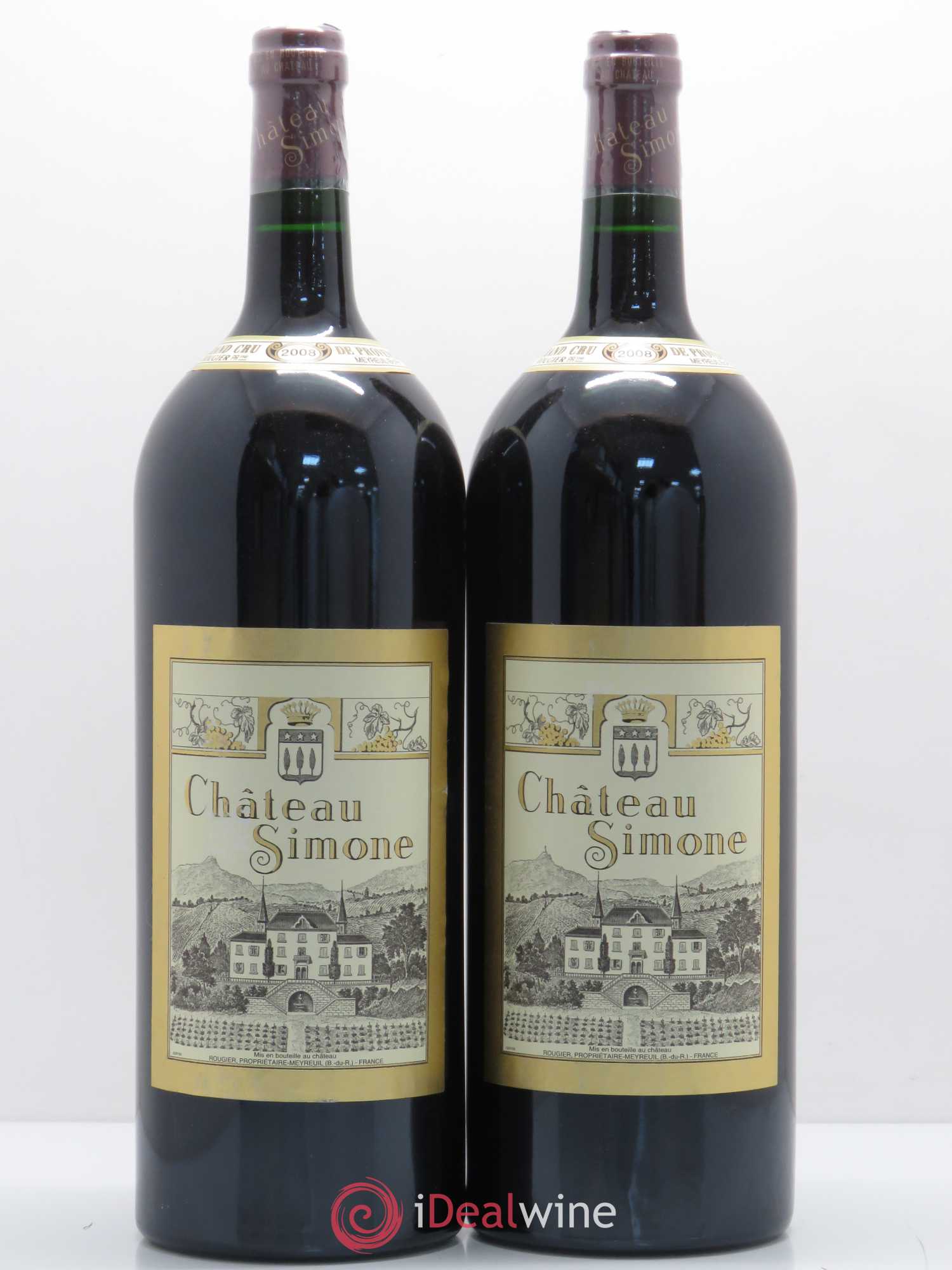 Palette Château Simone Famille Rougier 2008 - Lot de 2 magnums - 0
