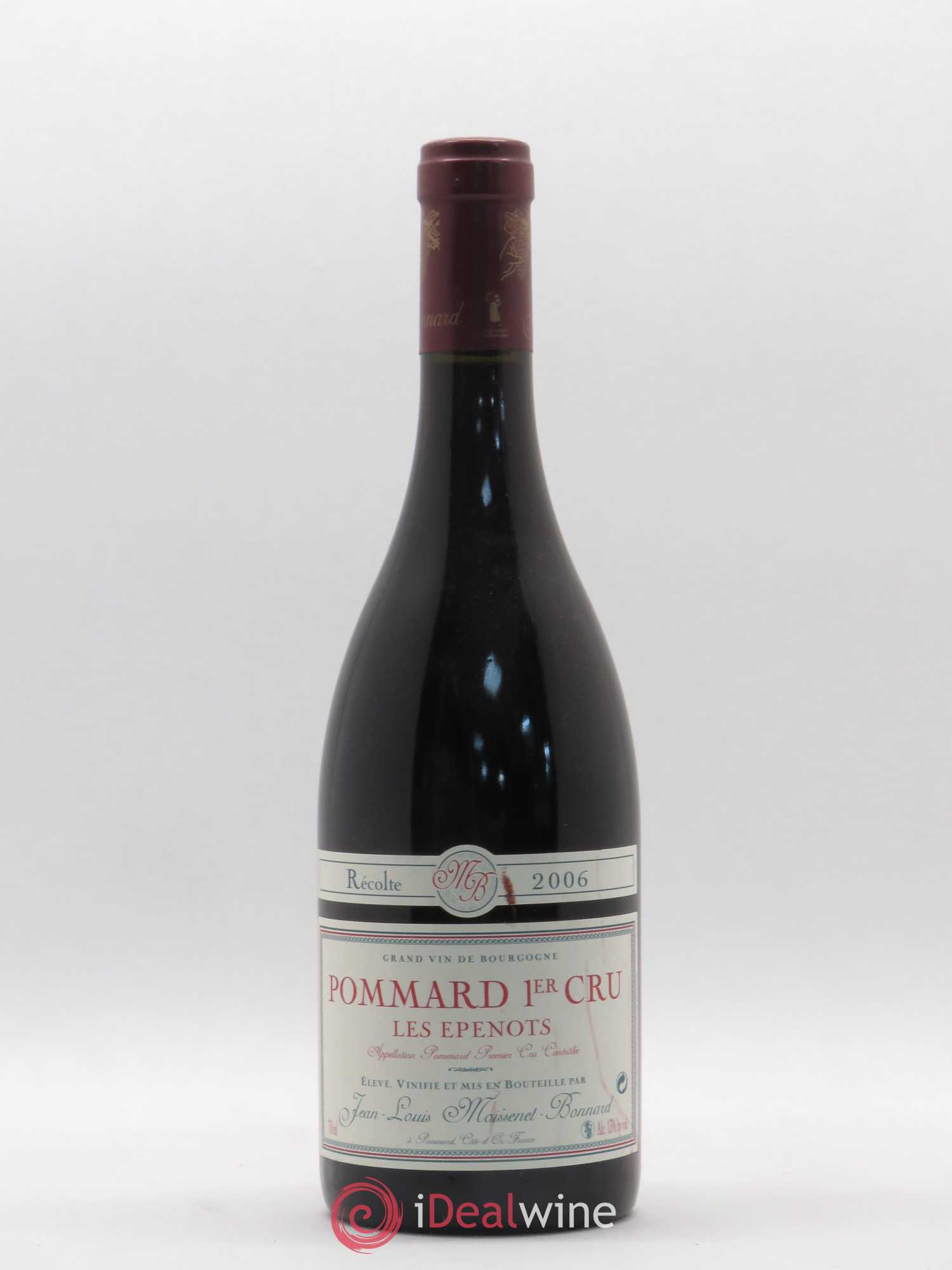 Pommard 1er Cru Les Epenots Domaine Moissenet Bonnard 2006 - Posten von 1 Flasche - 0