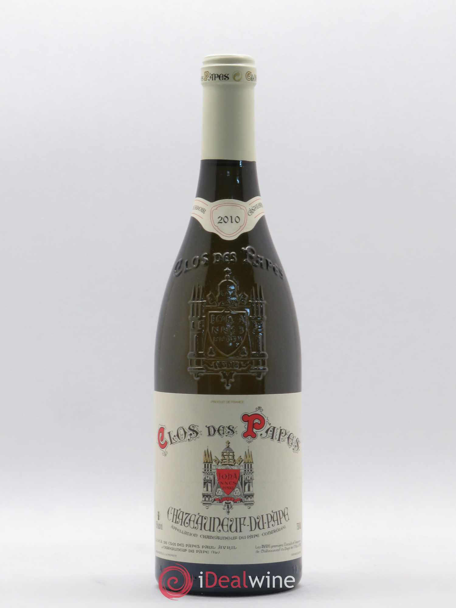 Châteauneuf-du-Pape Clos des Papes - Paul Avril 2010 - Lot de 1 bouteille - 0