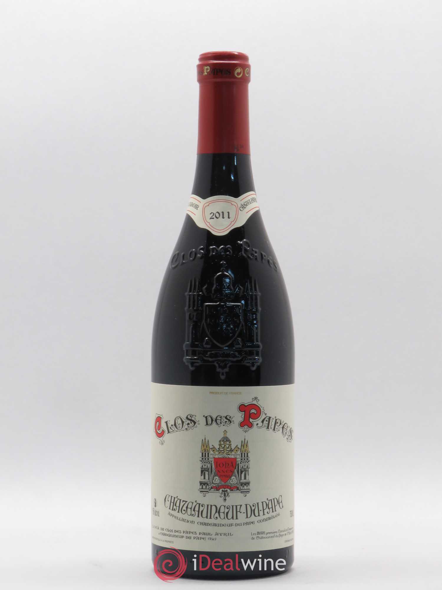Châteauneuf-du-Pape Clos des Papes - Paul Avril 2011 - Lot de 1 bouteille - 0