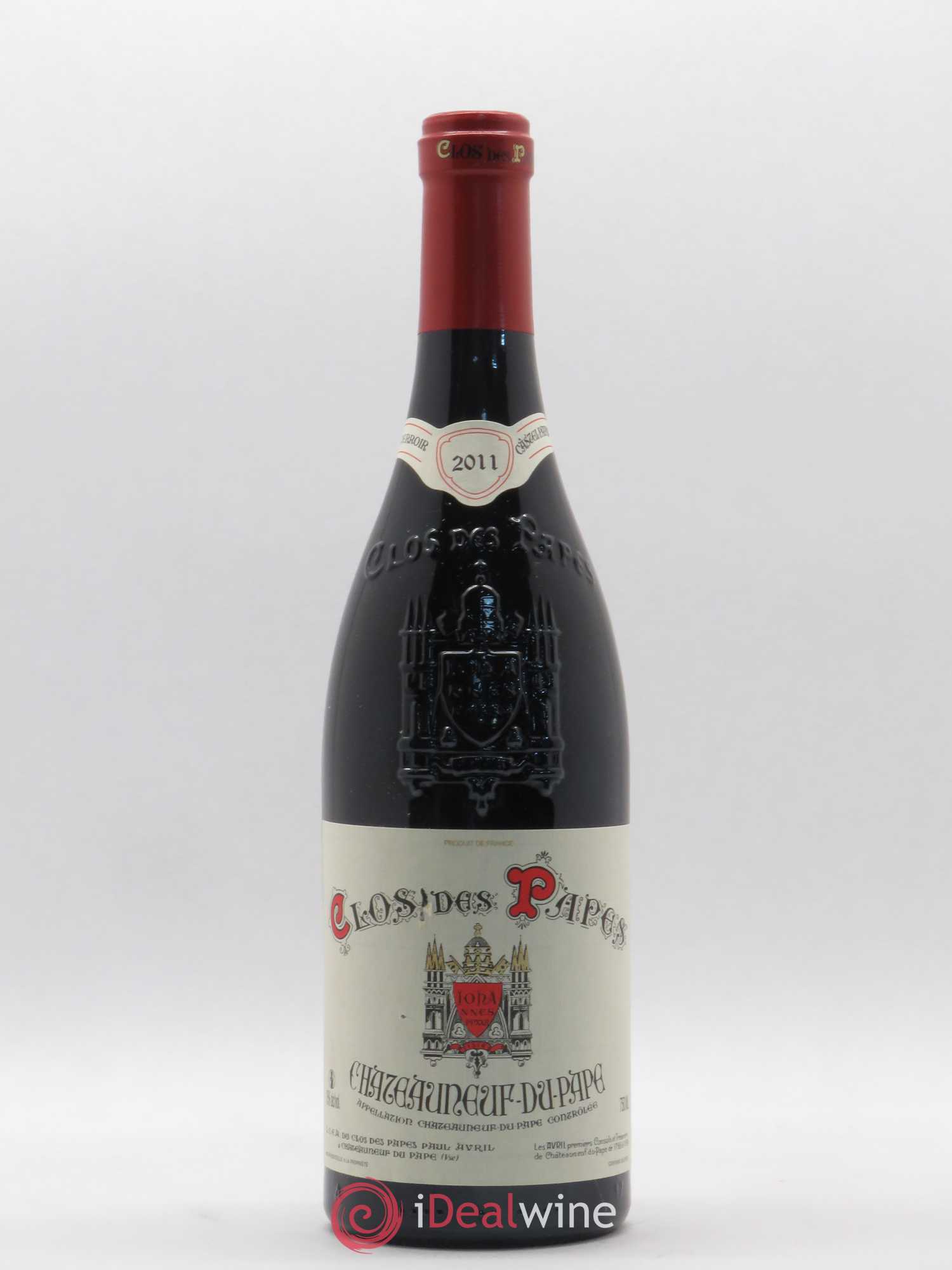Châteauneuf-du-Pape Clos des Papes - Paul Avril 2011 - Lot de 1 bouteille - 0