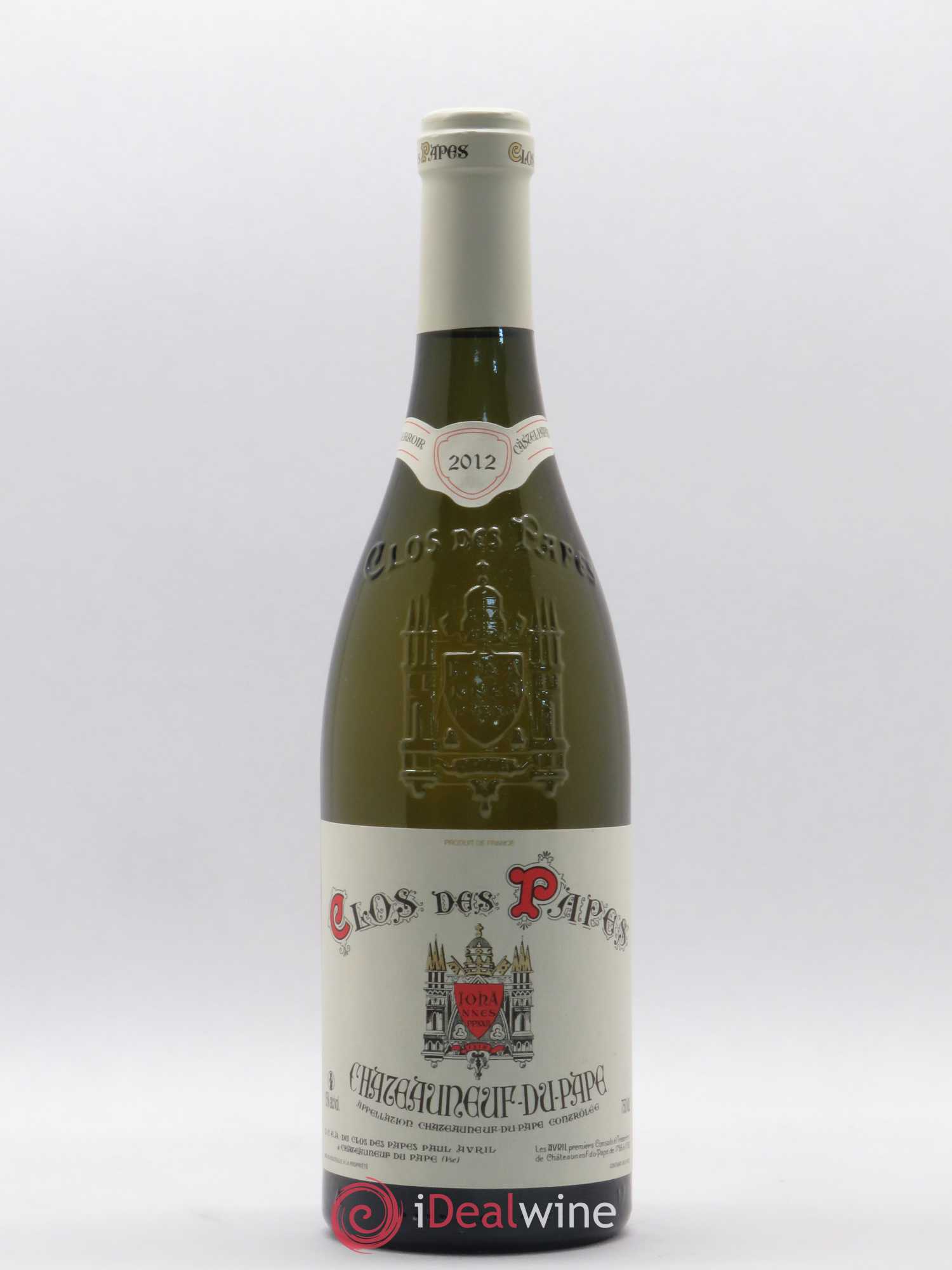 Châteauneuf-du-Pape Clos des Papes - Paul Avril 2012 - Lot de 1 bouteille - 0