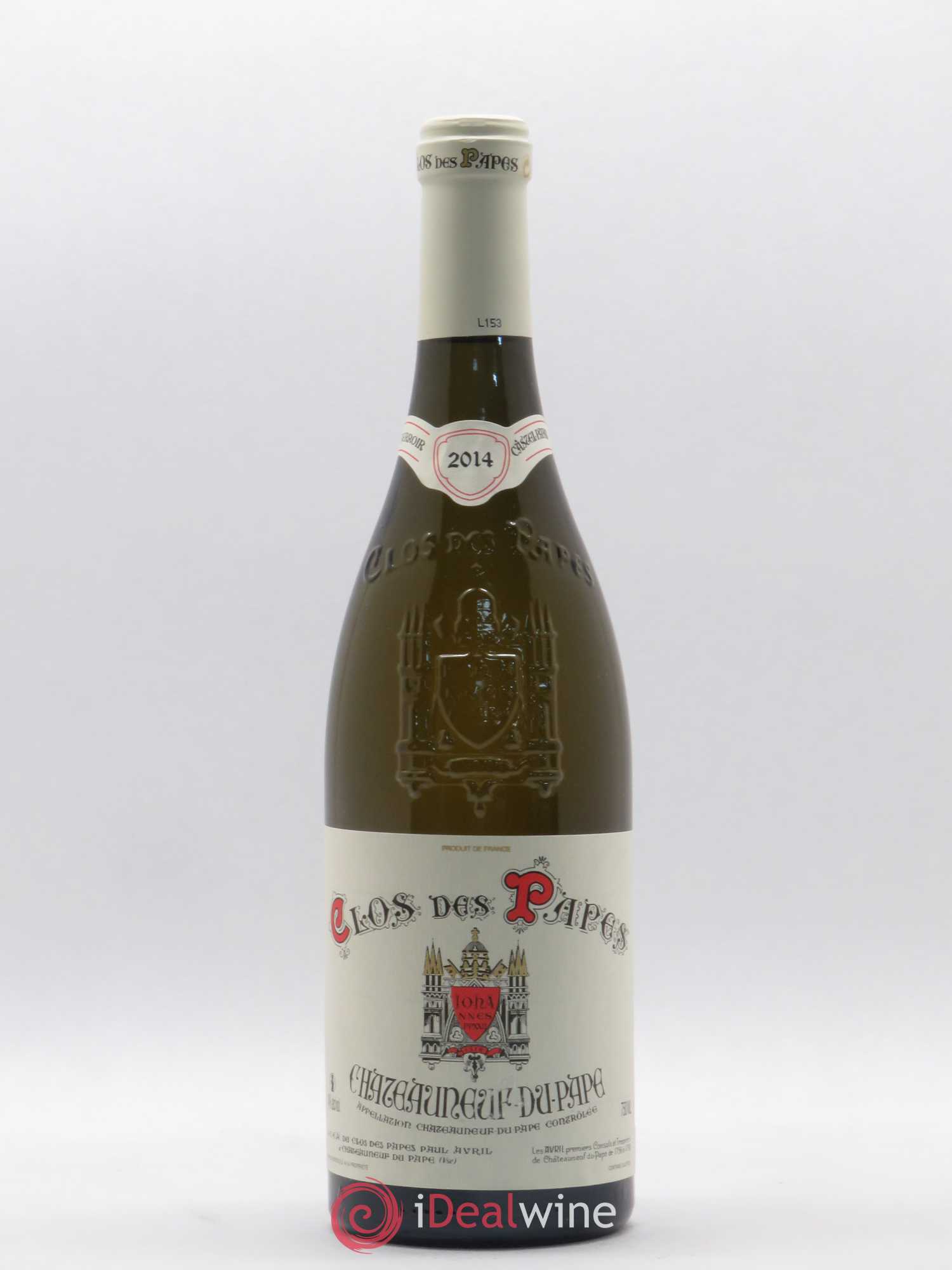 Châteauneuf-du-Pape Clos des Papes - Paul Avril 2014 - Lot de 1 bouteille - 0