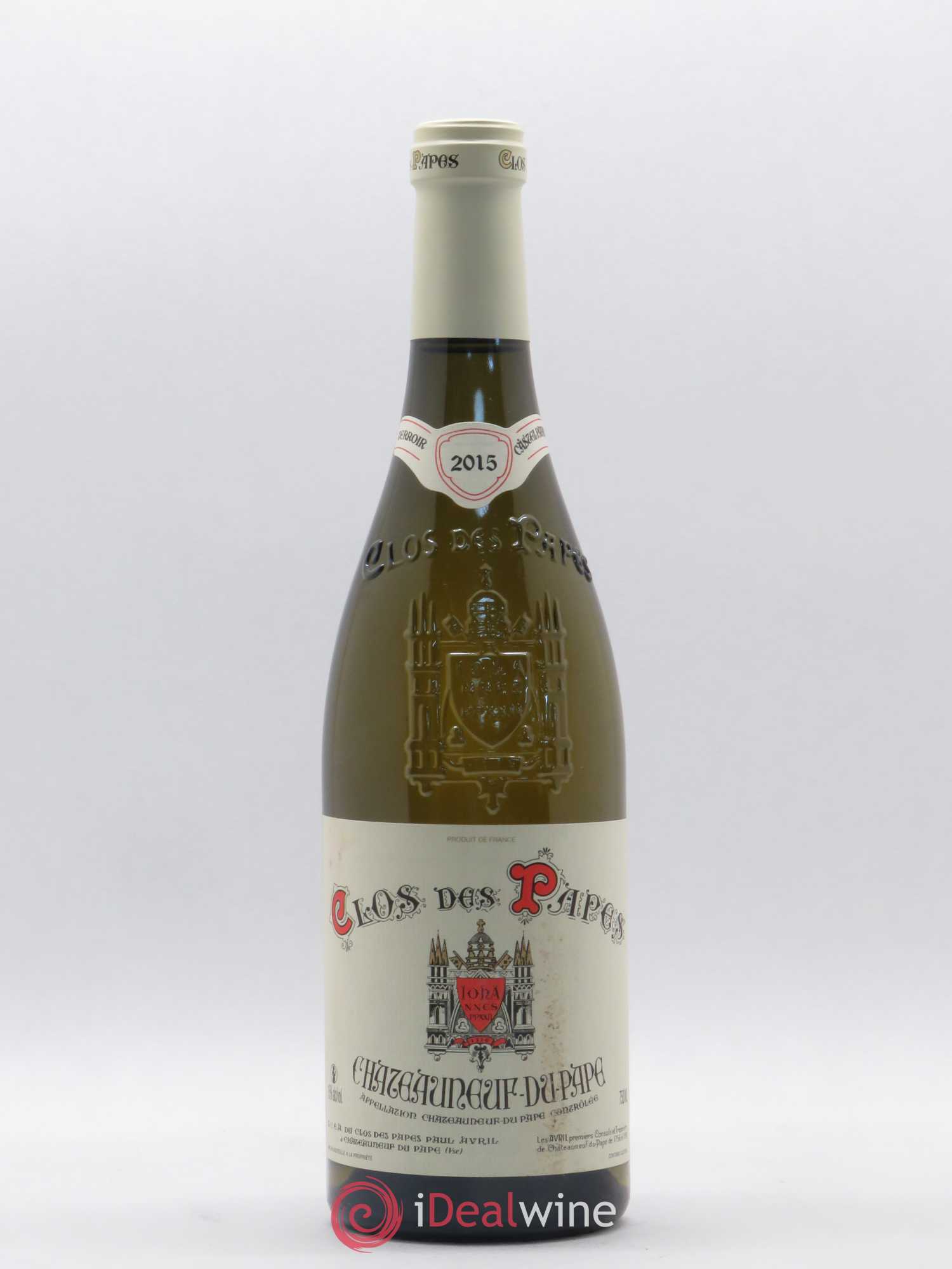 Châteauneuf-du-Pape Clos des Papes - Paul Avril 2015 - Posten von 1 Flasche - 0