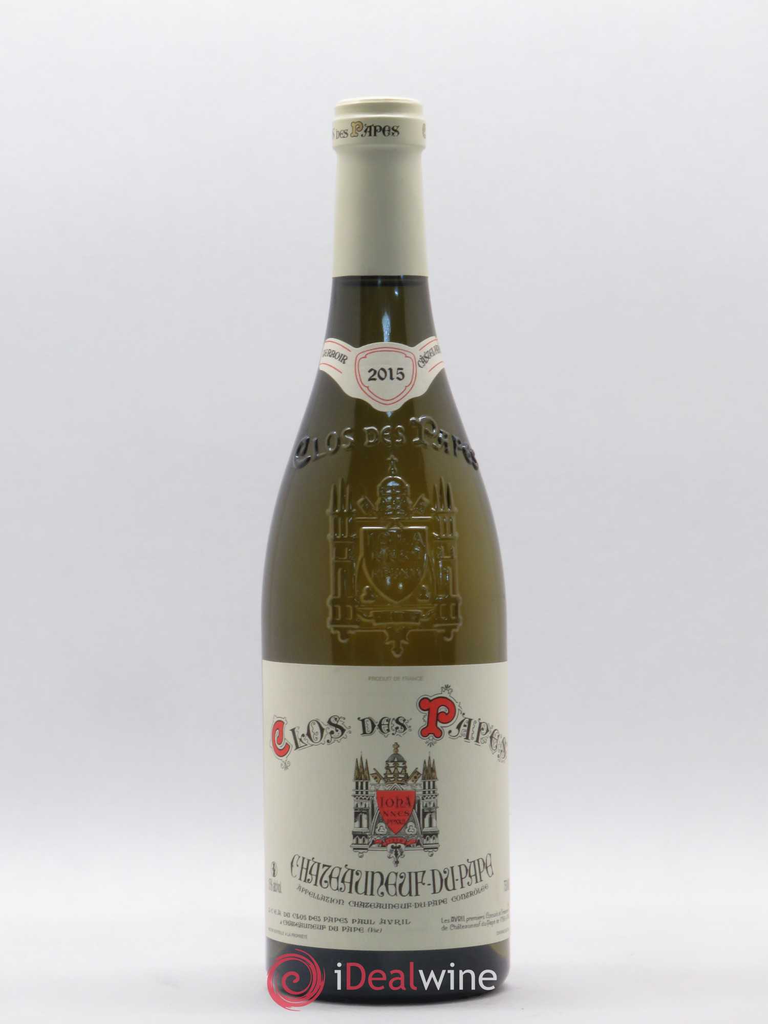 Châteauneuf-du-Pape Clos des Papes - Paul Avril 2015 - Lot de 1 bouteille - 0