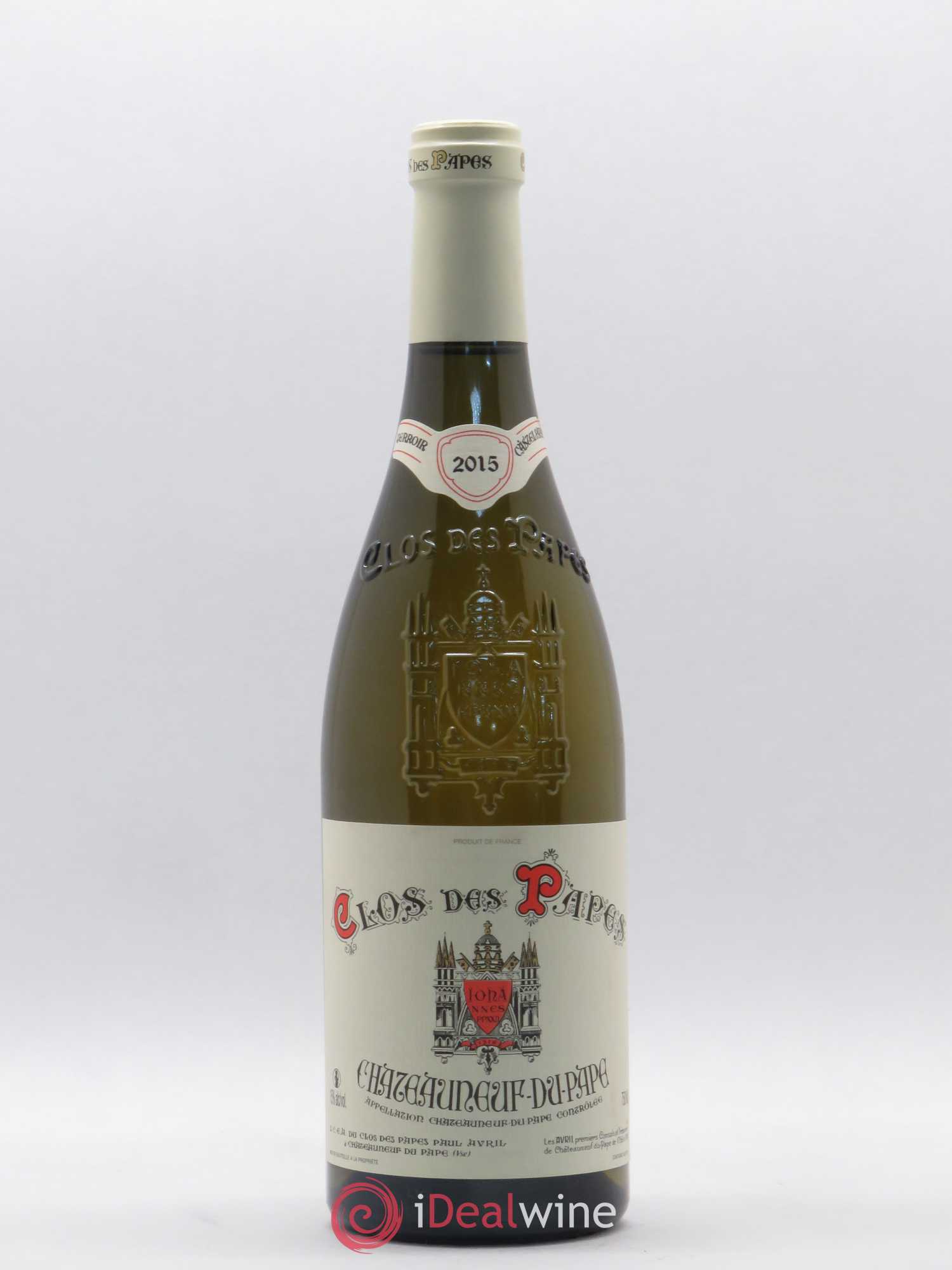 Châteauneuf-du-Pape Clos des Papes - Paul Avril 2015 - Lot de 1 bouteille - 0