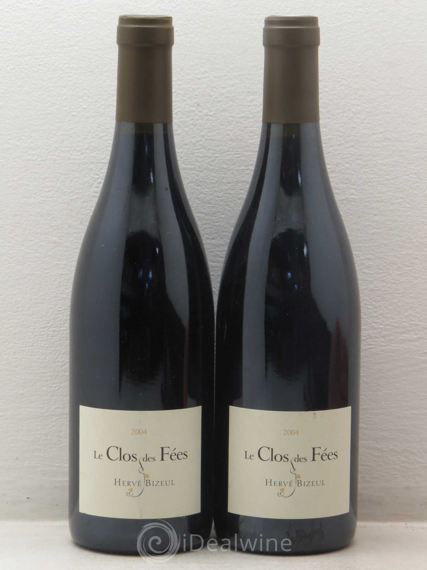 Côtes du Roussillon Villages Clos des Fées Hervé Bizeul 2004 - Lot de 2 bouteilles - 0
