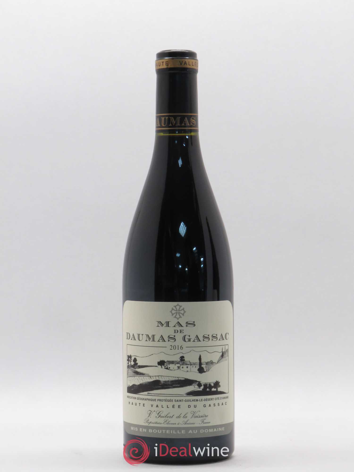 Saint-Guilhem-le-Désert - Cité d'Aniane Mas Daumas Gassac Famille Guibert de La Vaissière (sans prix de réserve) 2016 - Lot de 1 bouteille - 0