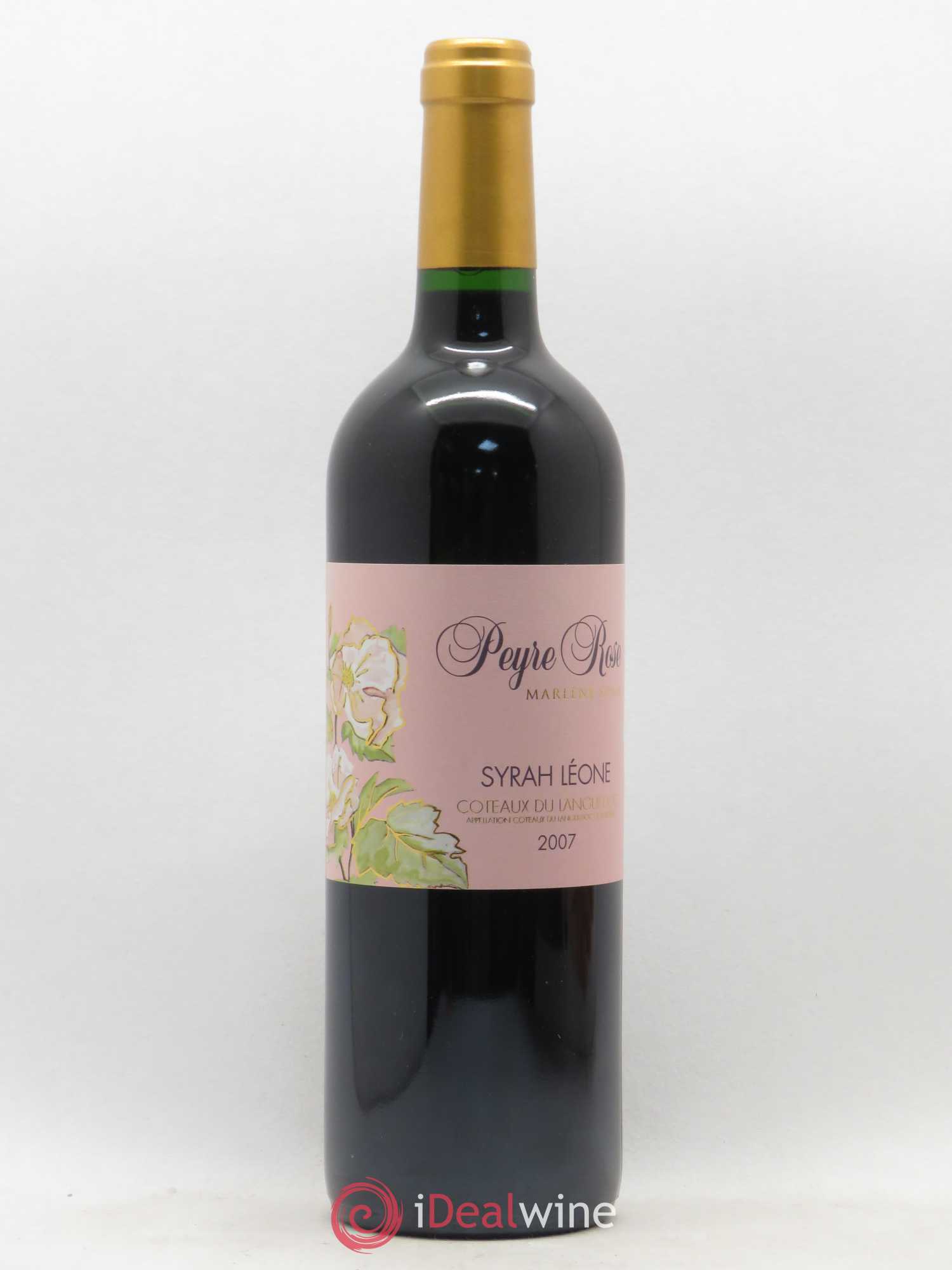 Coteaux du Languedoc Domaine Peyre Rose Belle Léone (anciennement Syrah Léone) Marlène Soria 2007 - Lot de 1 bouteille - 0