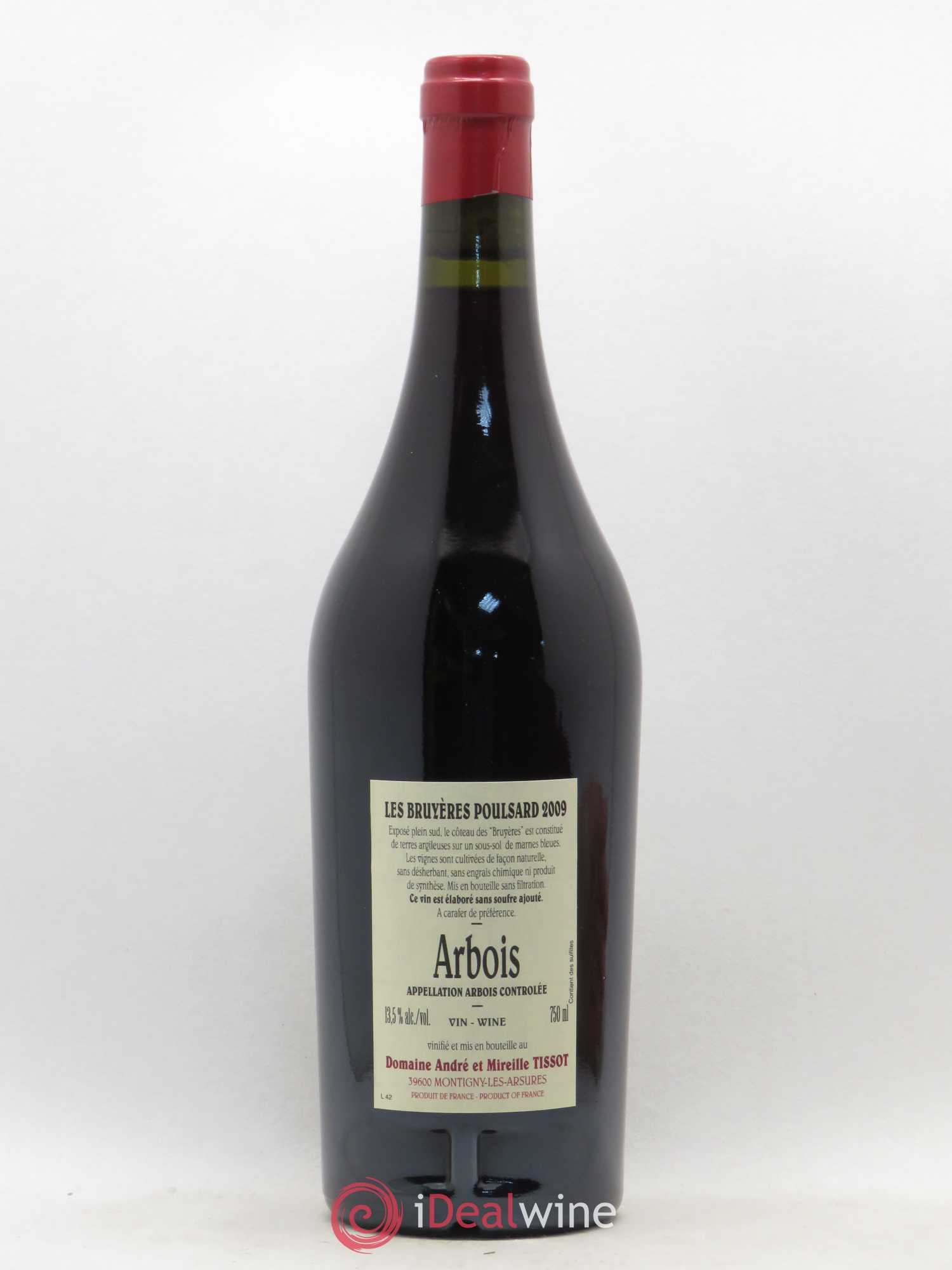 Arbois Poulsard Les Bruyères Stéphane Tissot 2009 - Posten von 1 Flasche - 1