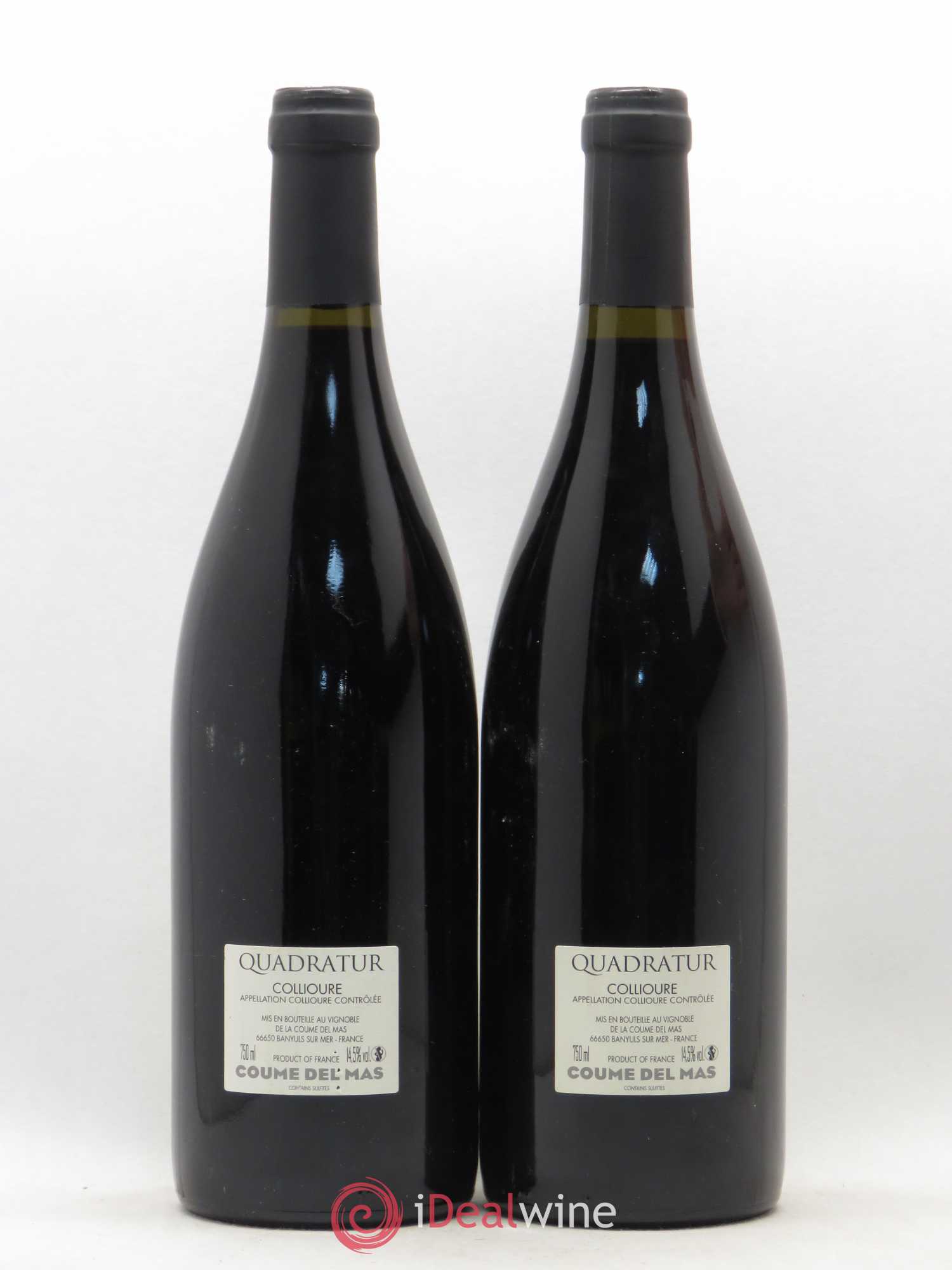 Collioure Coume del Mas Quadratur 2011 - Lot de 2 bouteilles - 1