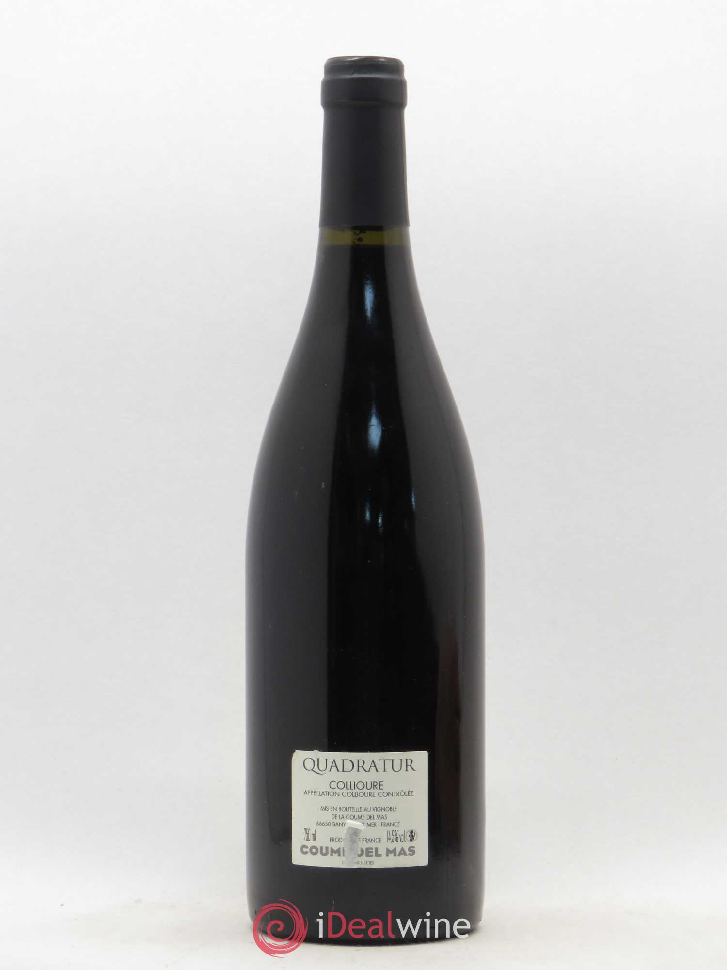 Collioure Coume del Mas Quadratur 2012 - Lot de 1 bouteille - 1