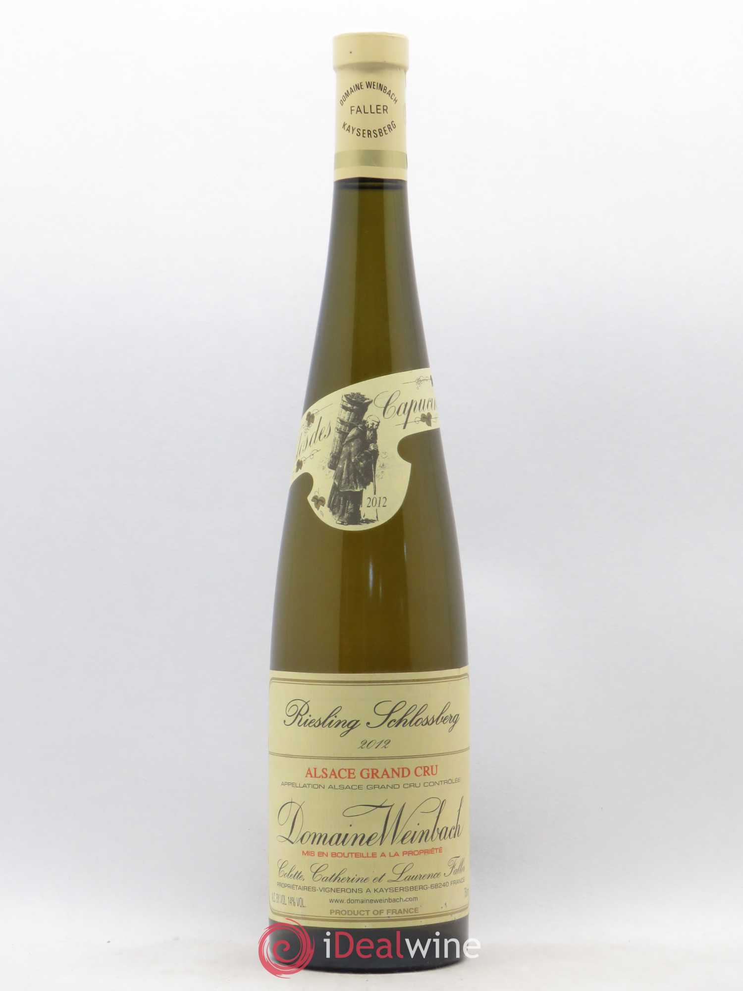 Alsace Grand Cru Schlossberg Riesling Weinbach (Domaine) Clos des Capucins 2012 - Posten von 1 Flasche - 0