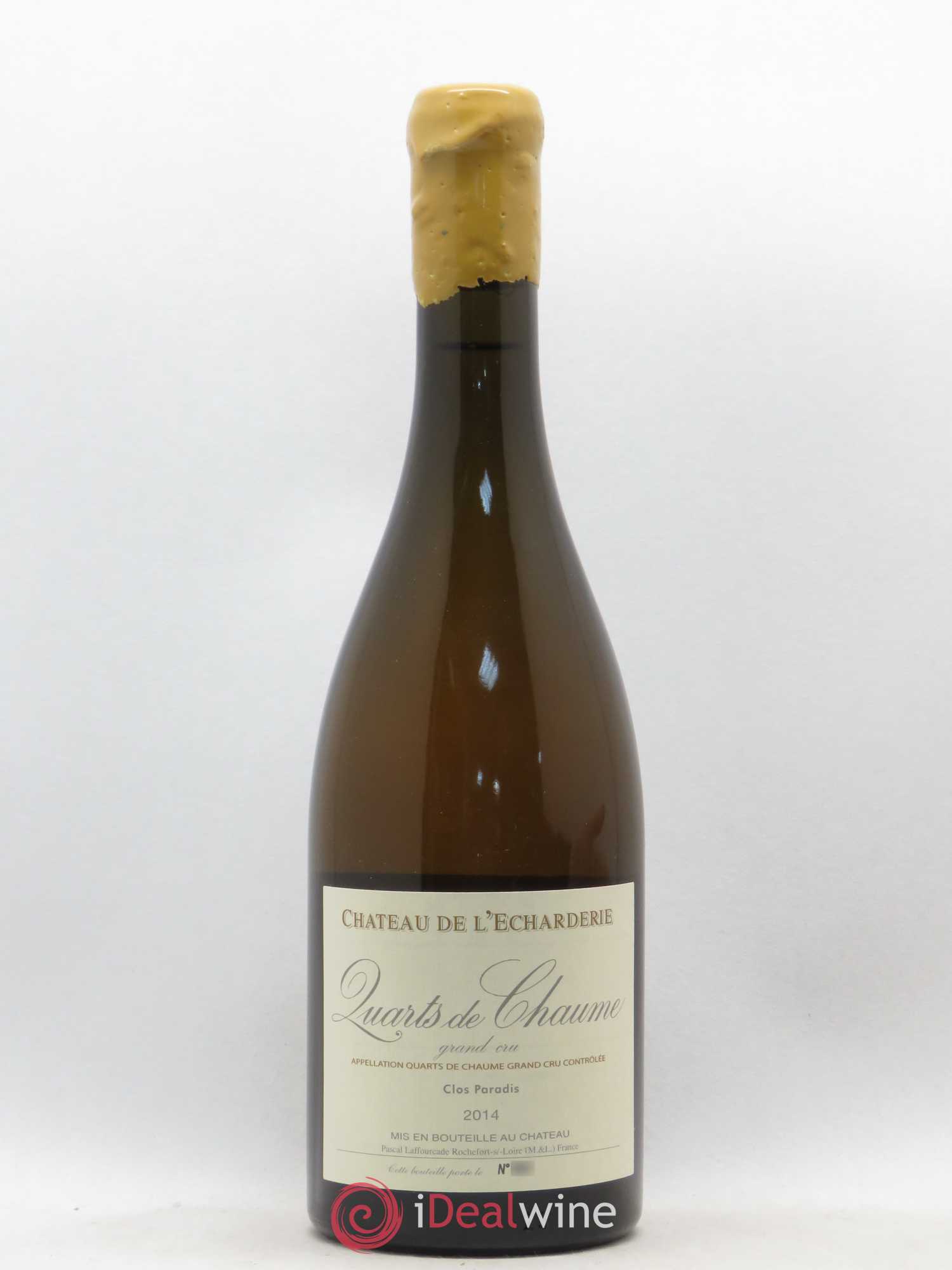 Quarts de Chaume Clos Paradis Château de l'Echarderie 2014 - Posten von 1 Flasche - 0