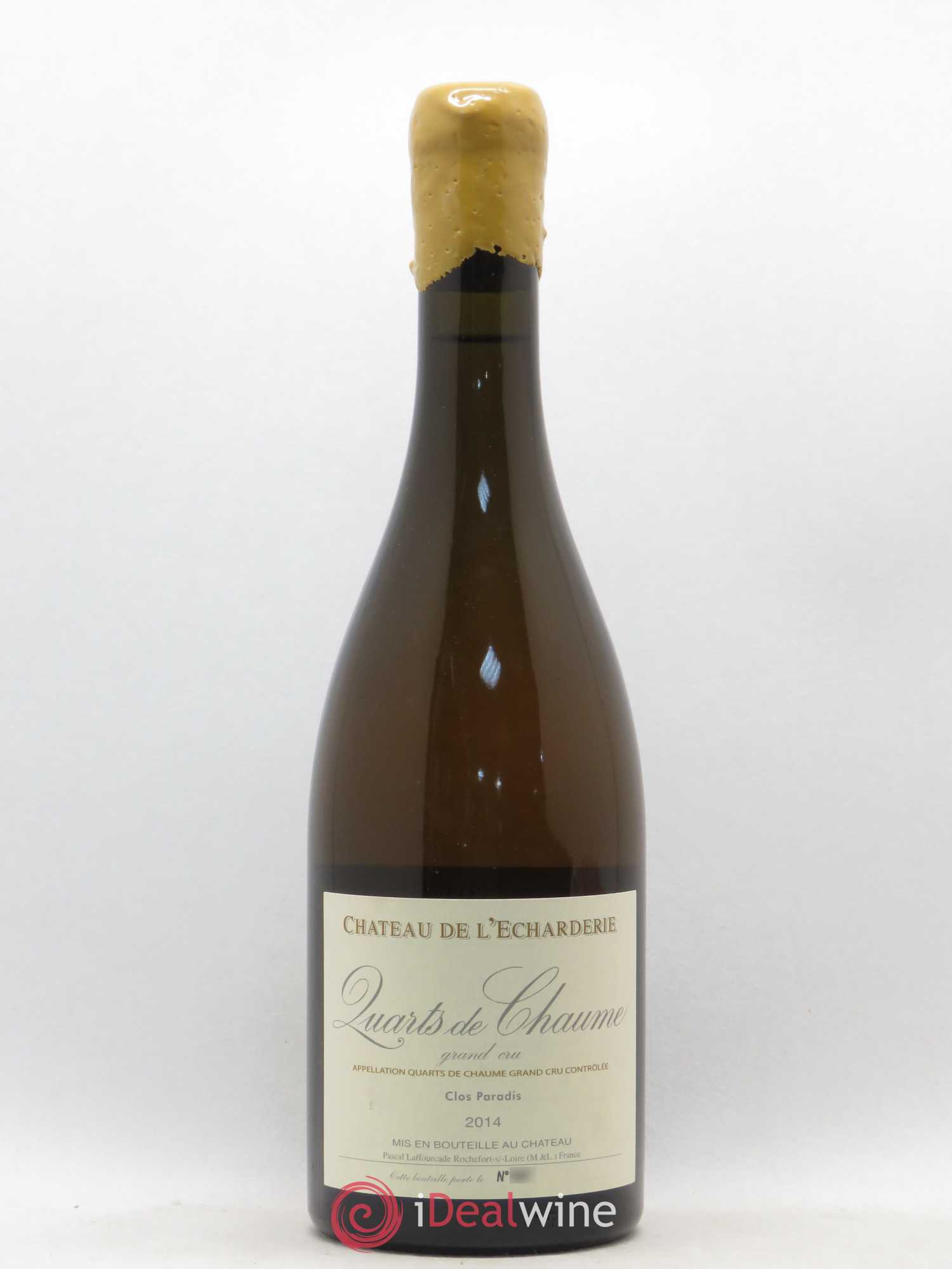 Quarts de Chaume Clos Paradis Château de l'Echarderie 2014 - Posten von 1 Flasche - 0