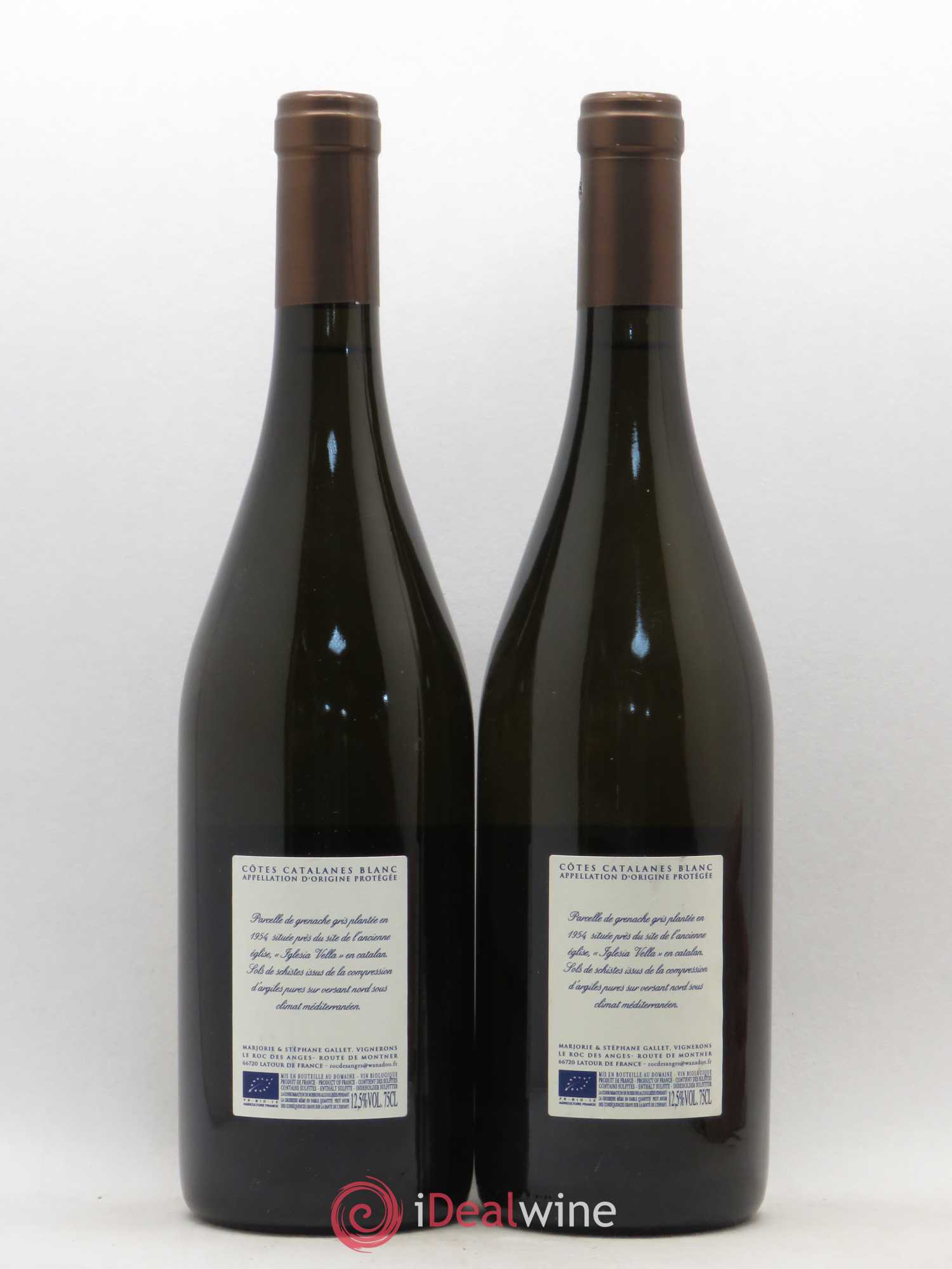 Côtes Catalanes Roc des Anges Iglesia Vella Marjorie et Stéphane Gallet 2014 - Lot de 2 bouteilles - 1
