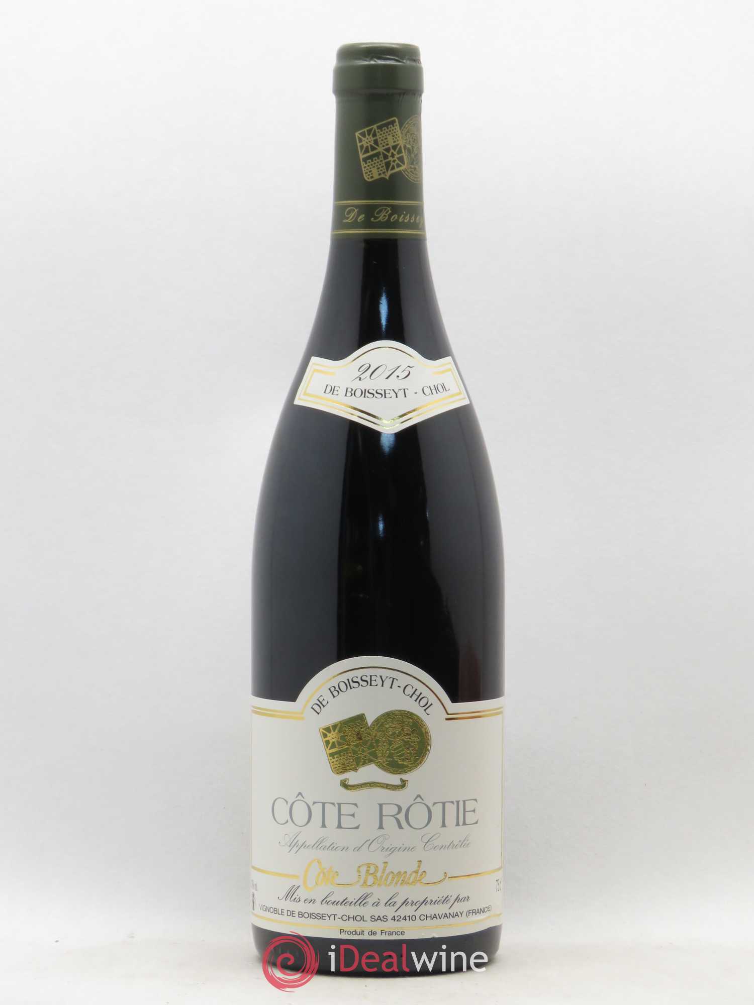 Côte-Rôtie Côte Blonde Boysseyt Chol 2015 - Posten von 1 Flasche - 0