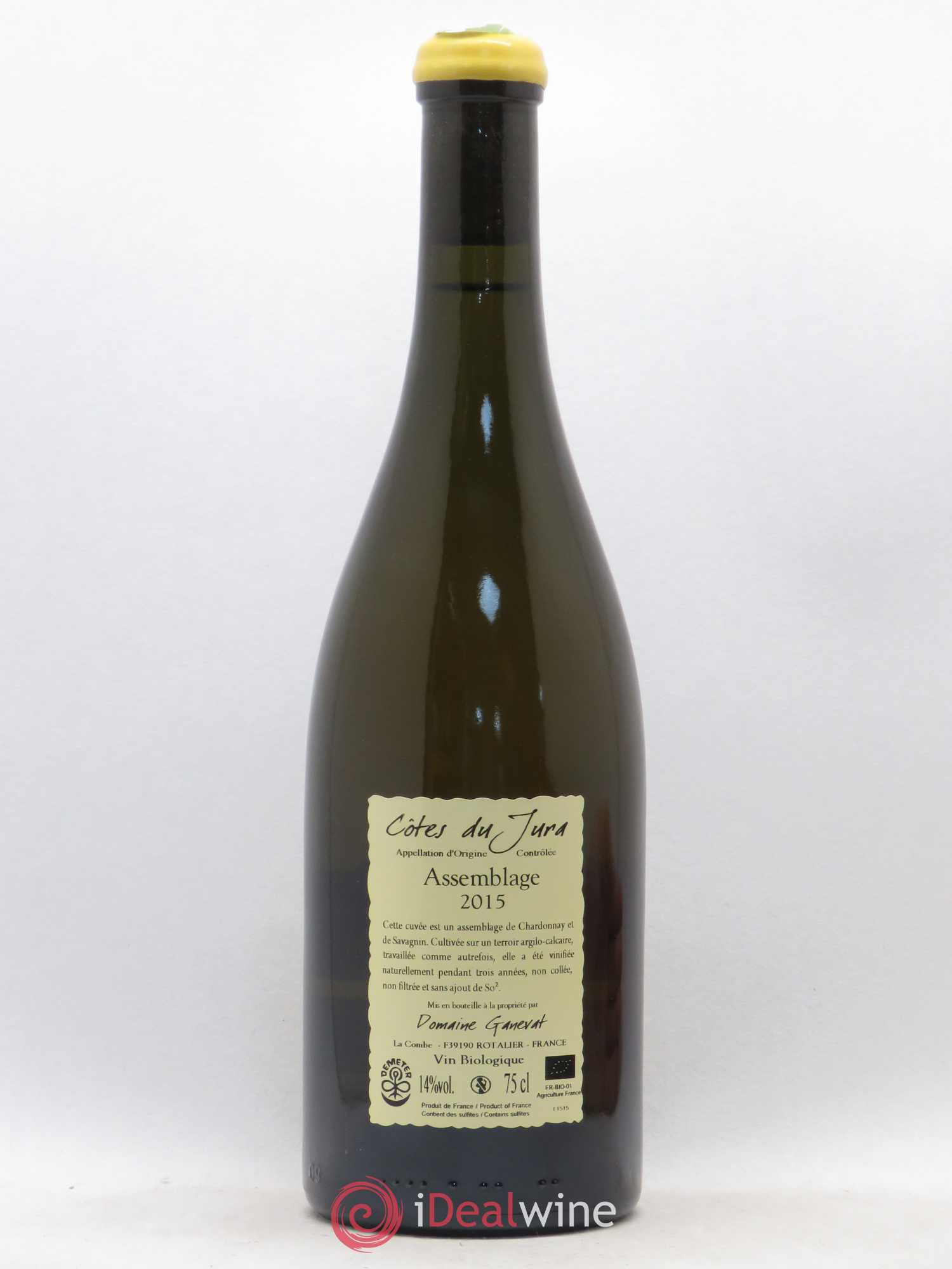 Côtes du Jura Cuvée Orégane Jean-François Ganevat (Domaine) 2015 - Lot de 1 bouteille - 1