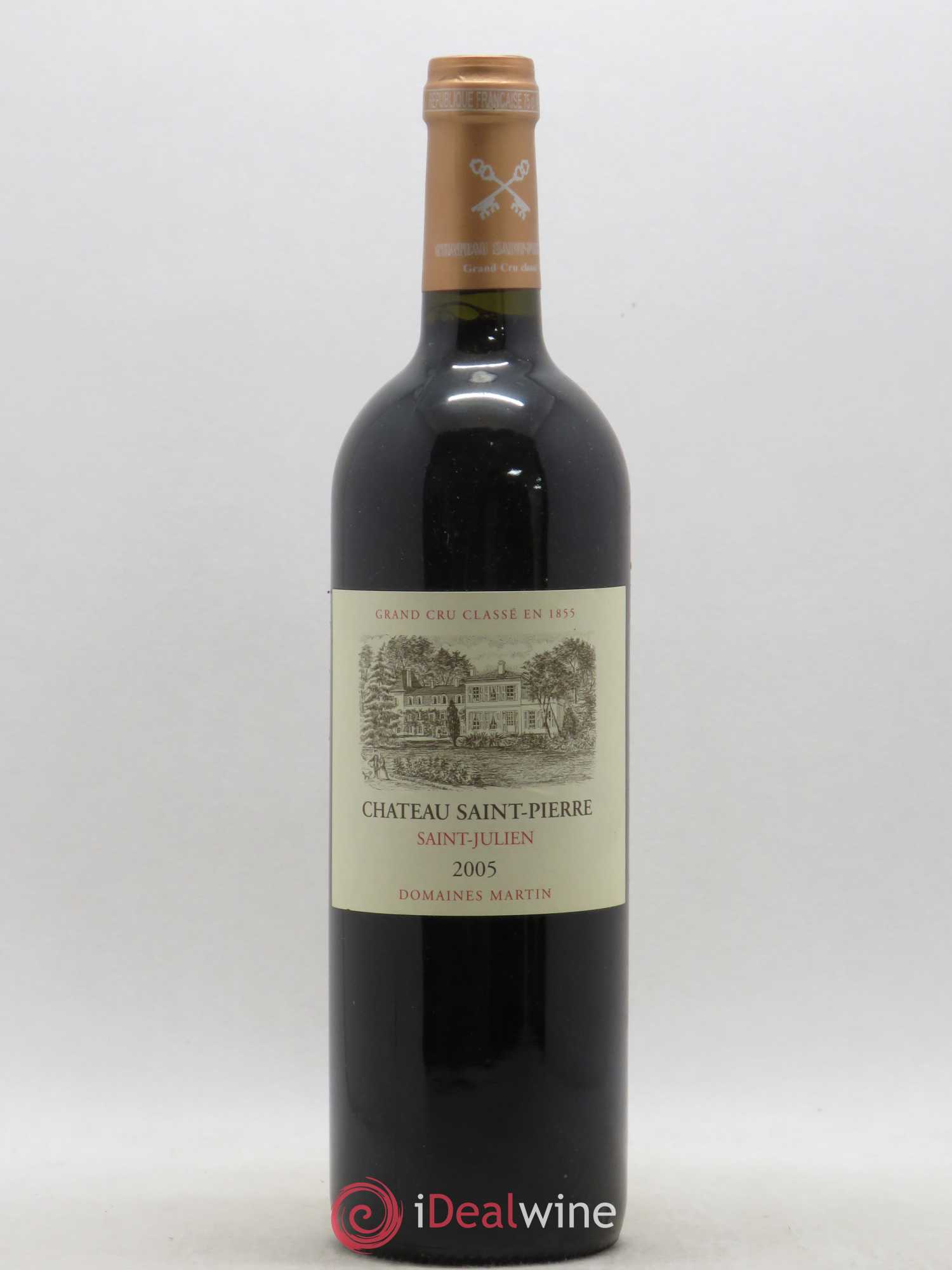 Château Saint-Pierre 4ème Grand Cru Classé 2005 - Lot de 1 bouteille - 0