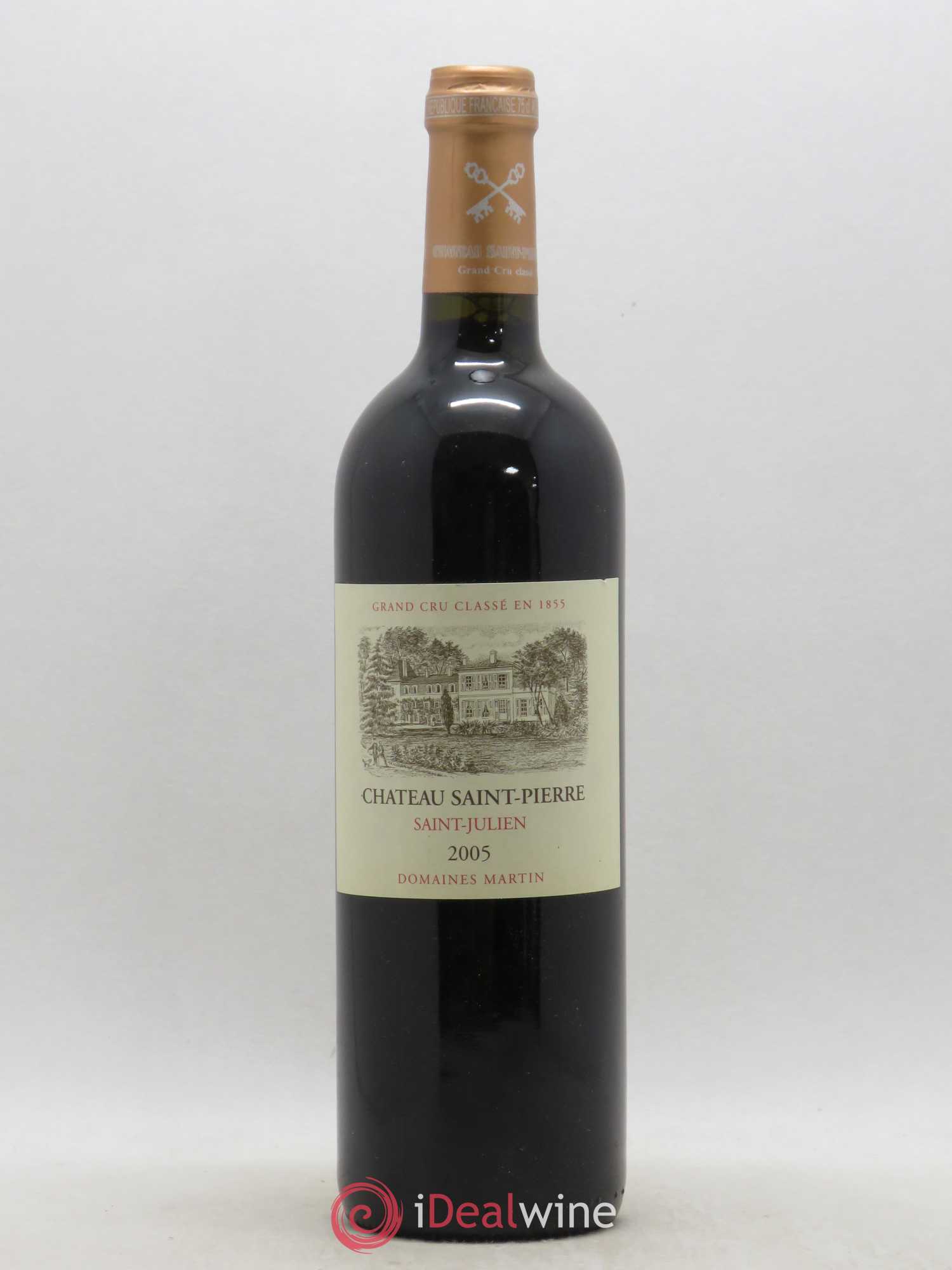 Château Saint-Pierre 4ème Grand Cru Classé (sans prix de réserve) 2005 - Lot de 1 bouteille - 0