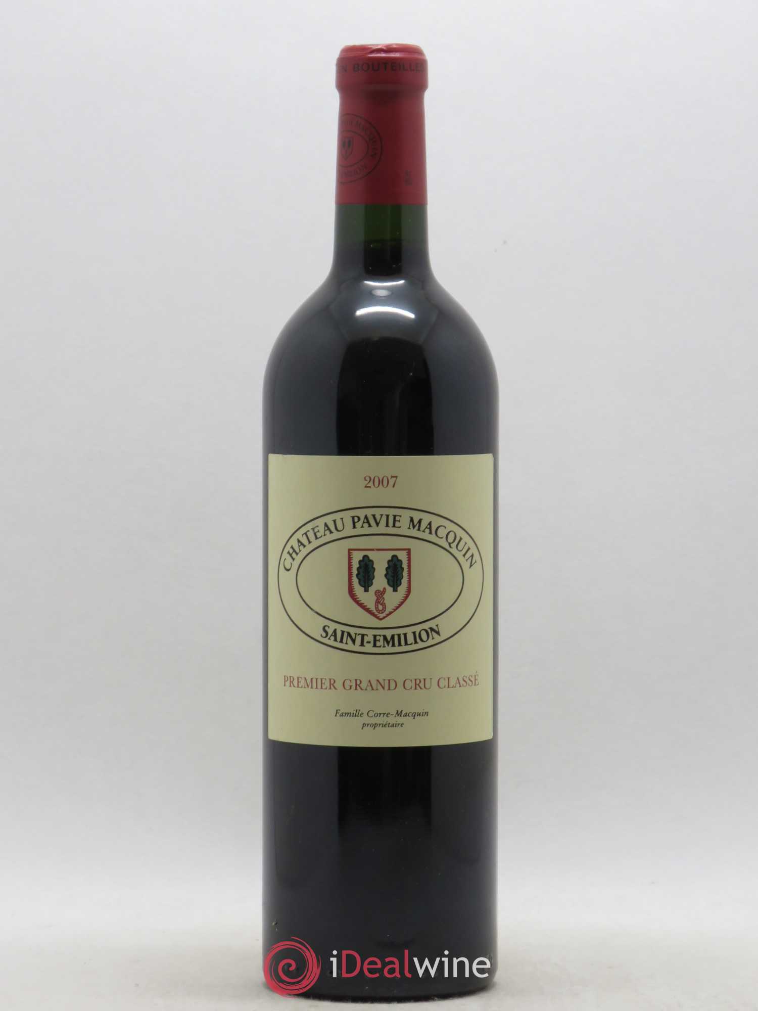 Château Pavie Macquin 1er Grand Cru Classé B 2007 - Lot de 1 bouteille - 0