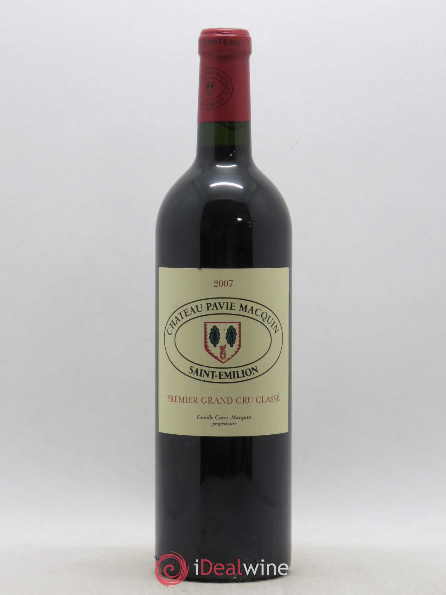 Château Pavie Macquin 1er Grand Cru Classé B 2007 - Lot de 1 bouteille - 0