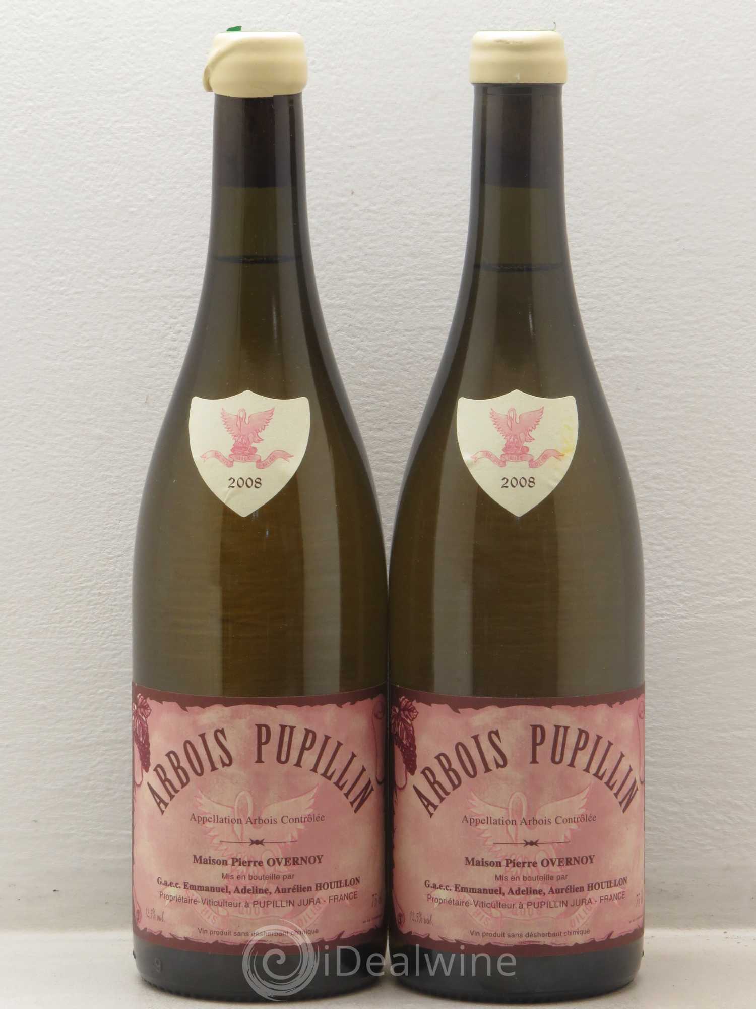 Arbois-Pupillin Savagnin (cire jaune) Overnoy-Houillon (Domaine) Chardonnay 2008 - Lot de 2 bouteilles - 0