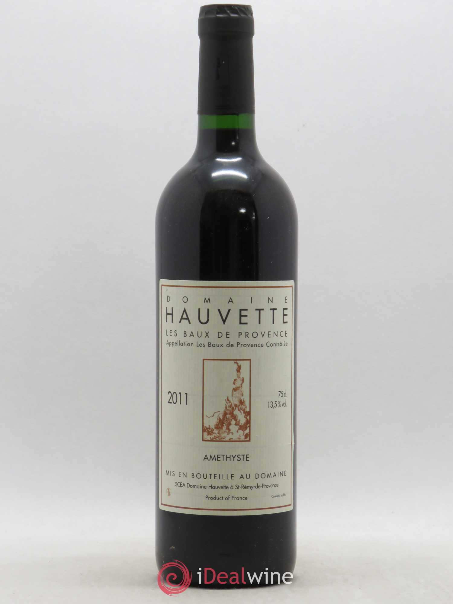 Baux de Provence Hauvette (Domaine) Amethyste 2011 - Lot de 1 bouteille - 0