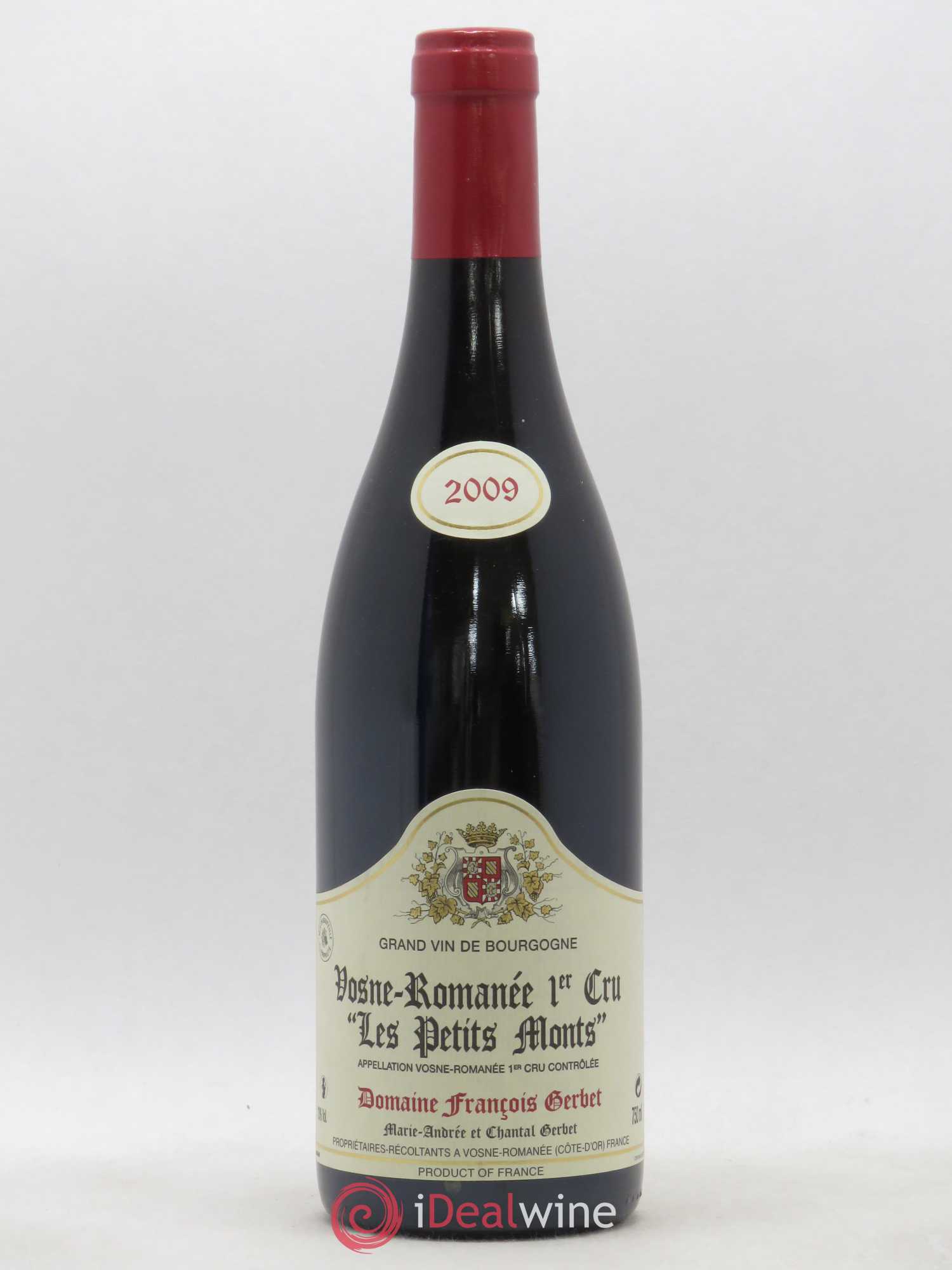 Vosne-Romanée 1er Cru Les Petits Monts François Gerbet 2009 - Posten von 1 Flasche - 0