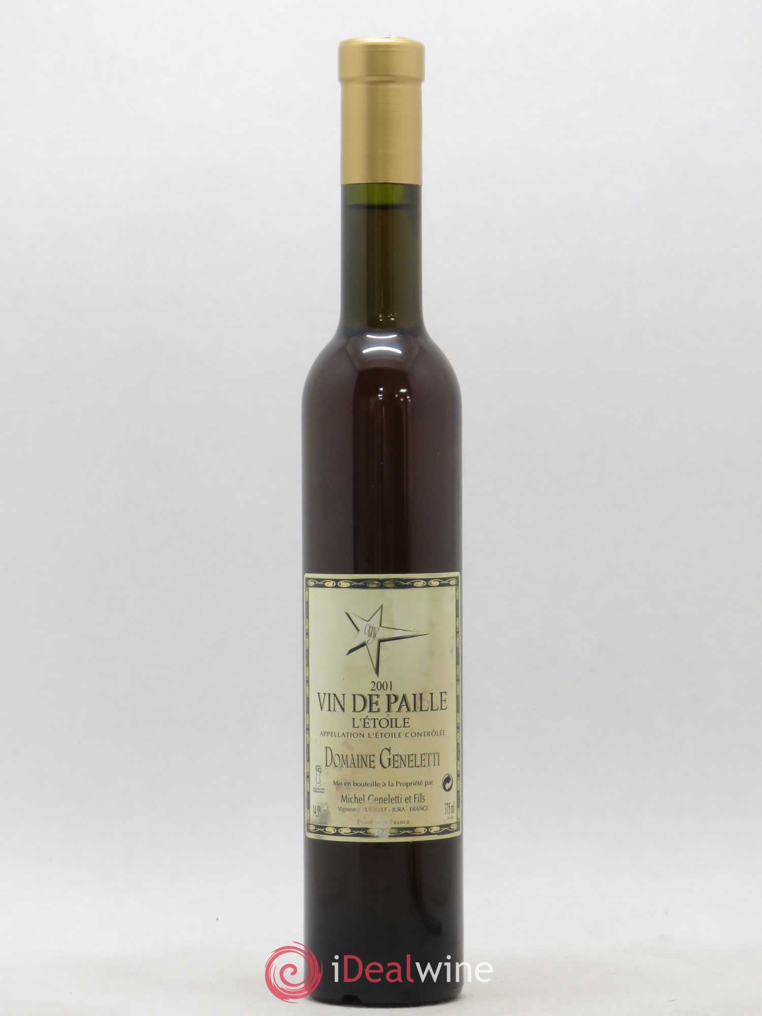 L'Etoile Vin de Paille David Geneletti Domaine Geneletti 2001 - Lotto di 1 mezza bottiglia - 0
