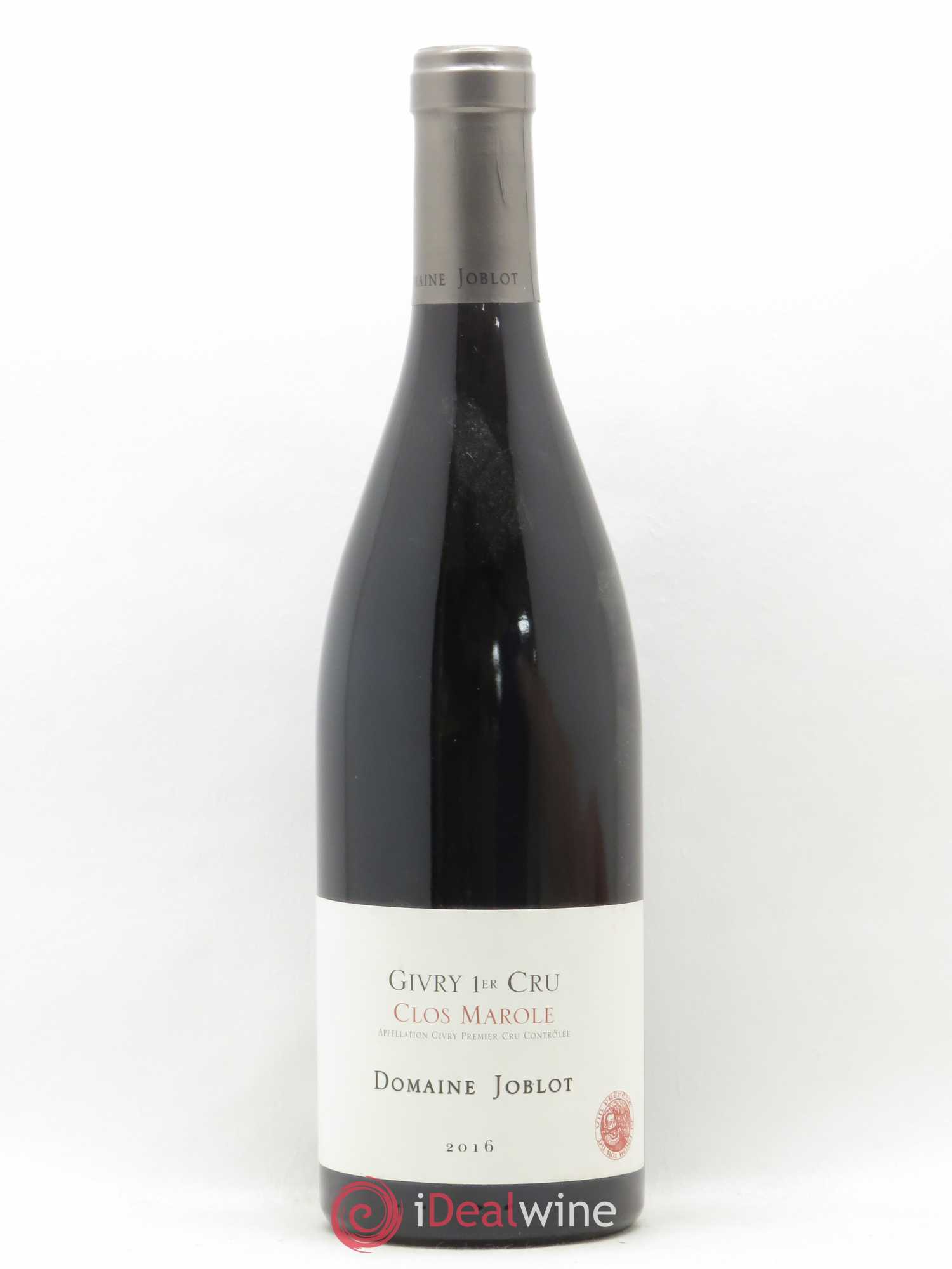 Givry 1er Cru Clos Marole Joblot (Domaine) 2016 - Lot de 1 bouteille - 0