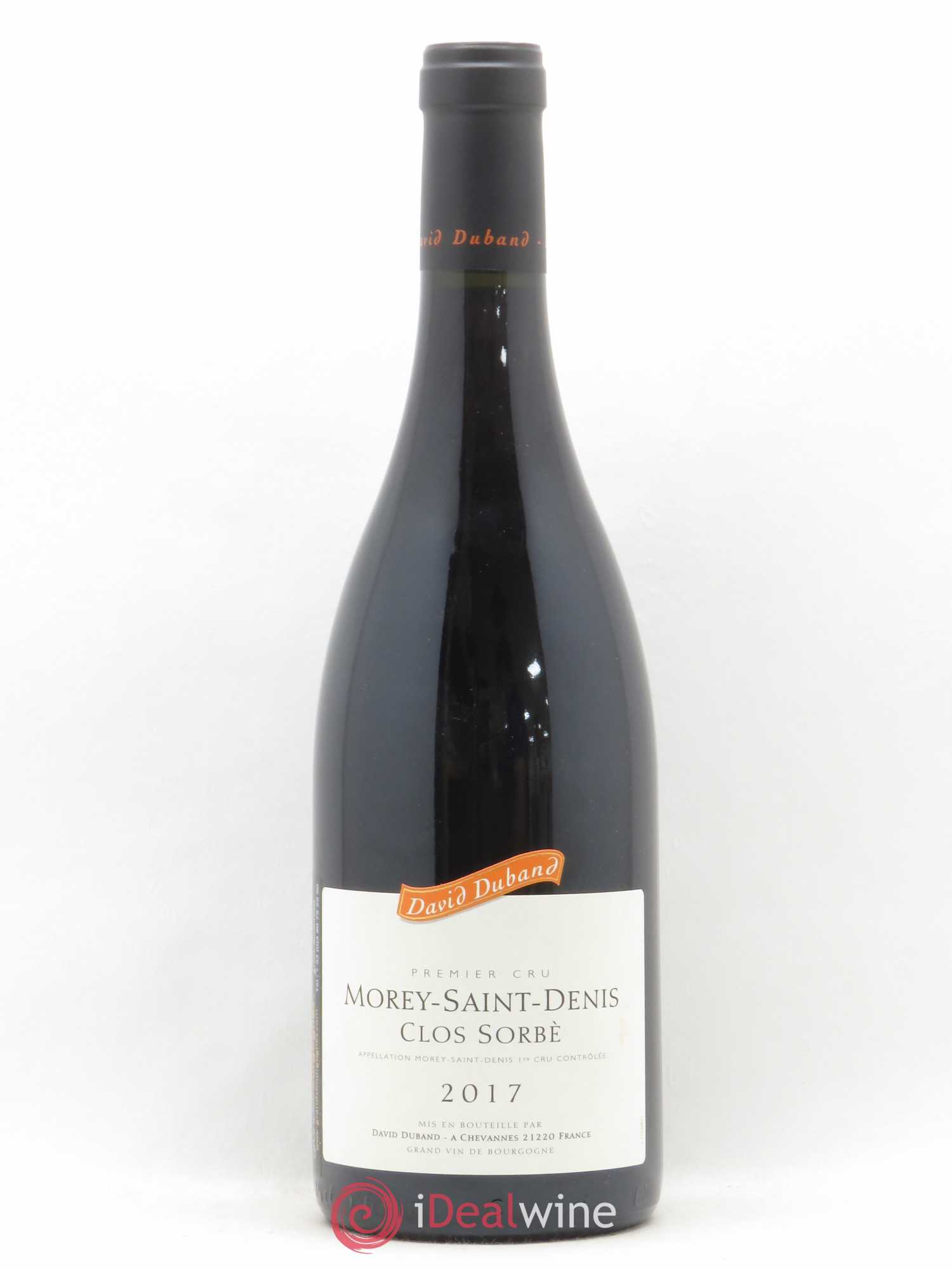 Morey-Saint-Denis 1er Cru Clos Sorbè David Duband (Domaine) 2017 - Lot de 1 bouteille - 0