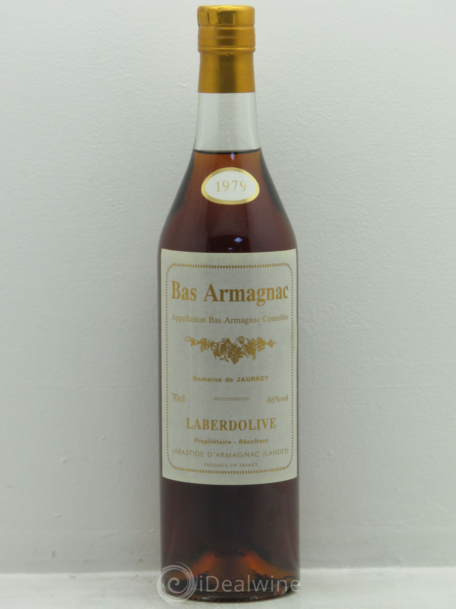 Bas-Armagnac Domaine de Jaurrey 1979 - Posten von 1 Flasche - 0