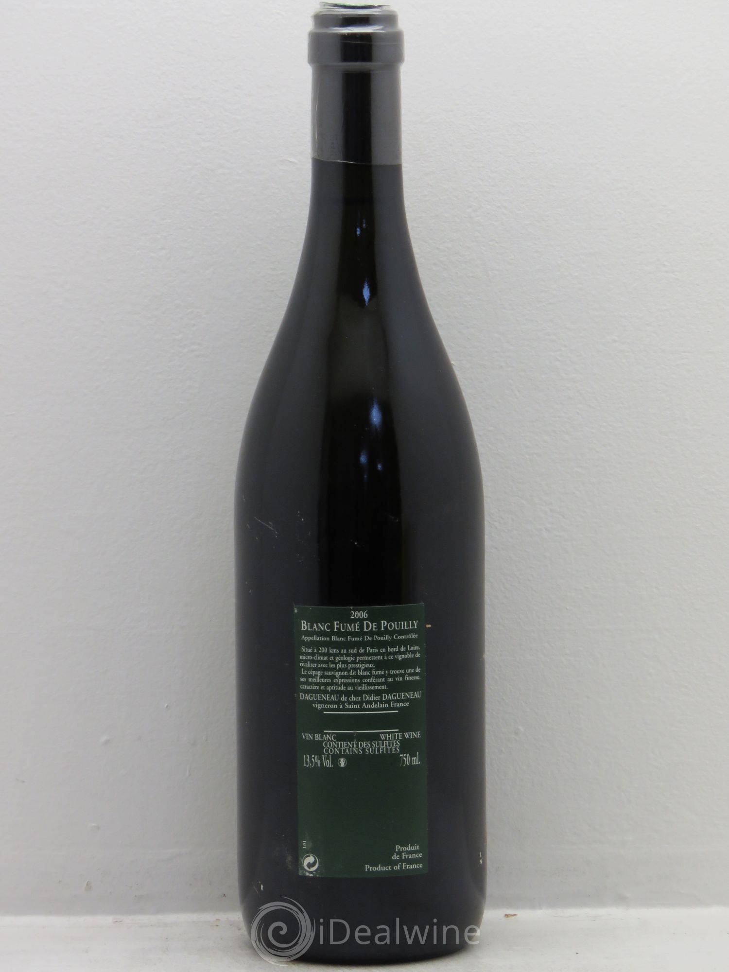 Vin de France (anciennement Pouilly-Fumé) Silex Dagueneau (Domaine Didier - Louis-Benjamin) 2006 - Lot de 1 bouteille - 1