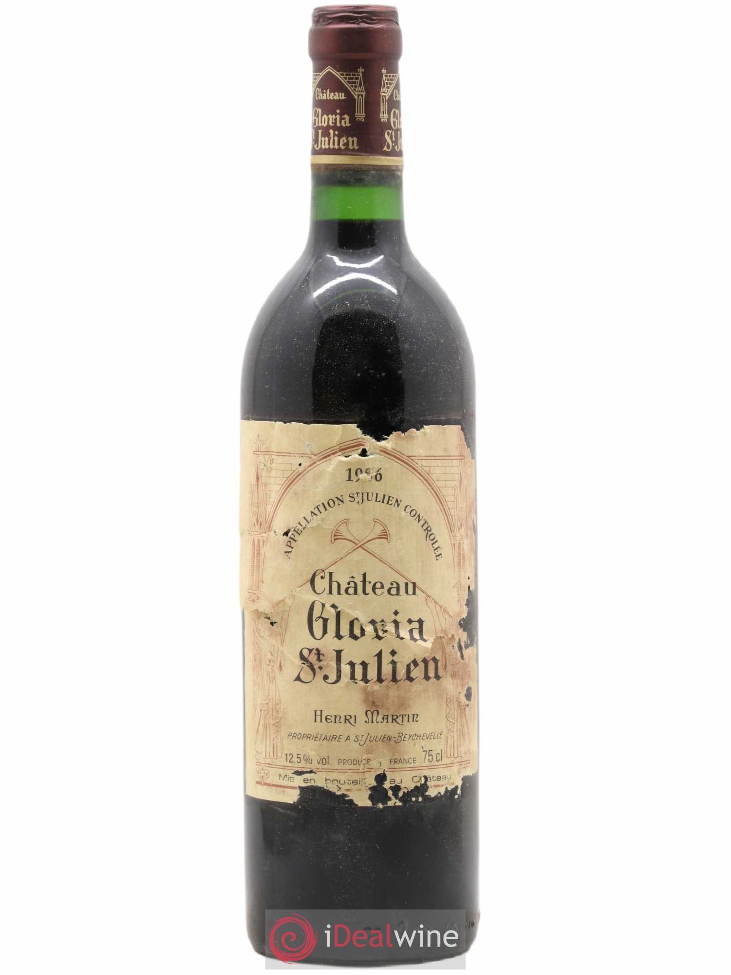Château Gloria 1986 - Lot de 1 bouteille - 0