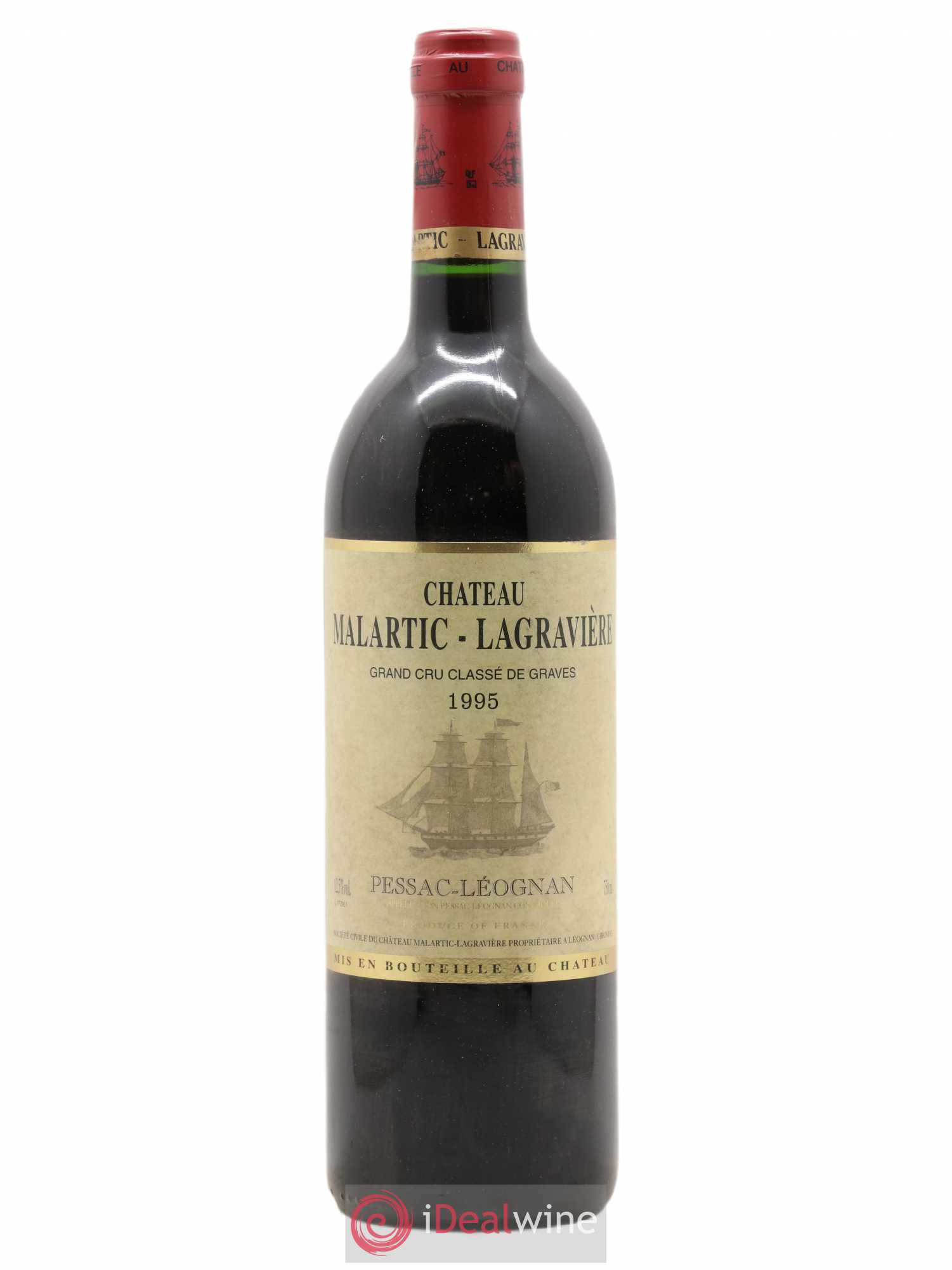 Château Malartic-Lagravière Cru Classé de Graves 1995 - Lot de 1 bouteille - 0