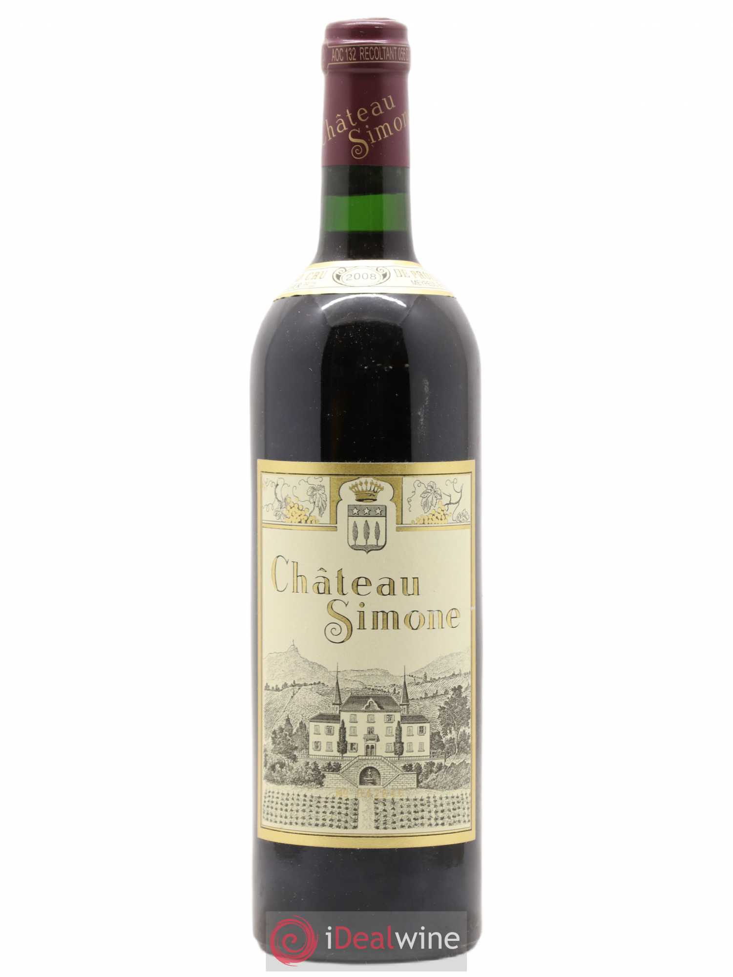 Palette Château Simone Famille Rougier 2008 - Posten von 1 Flasche - 0