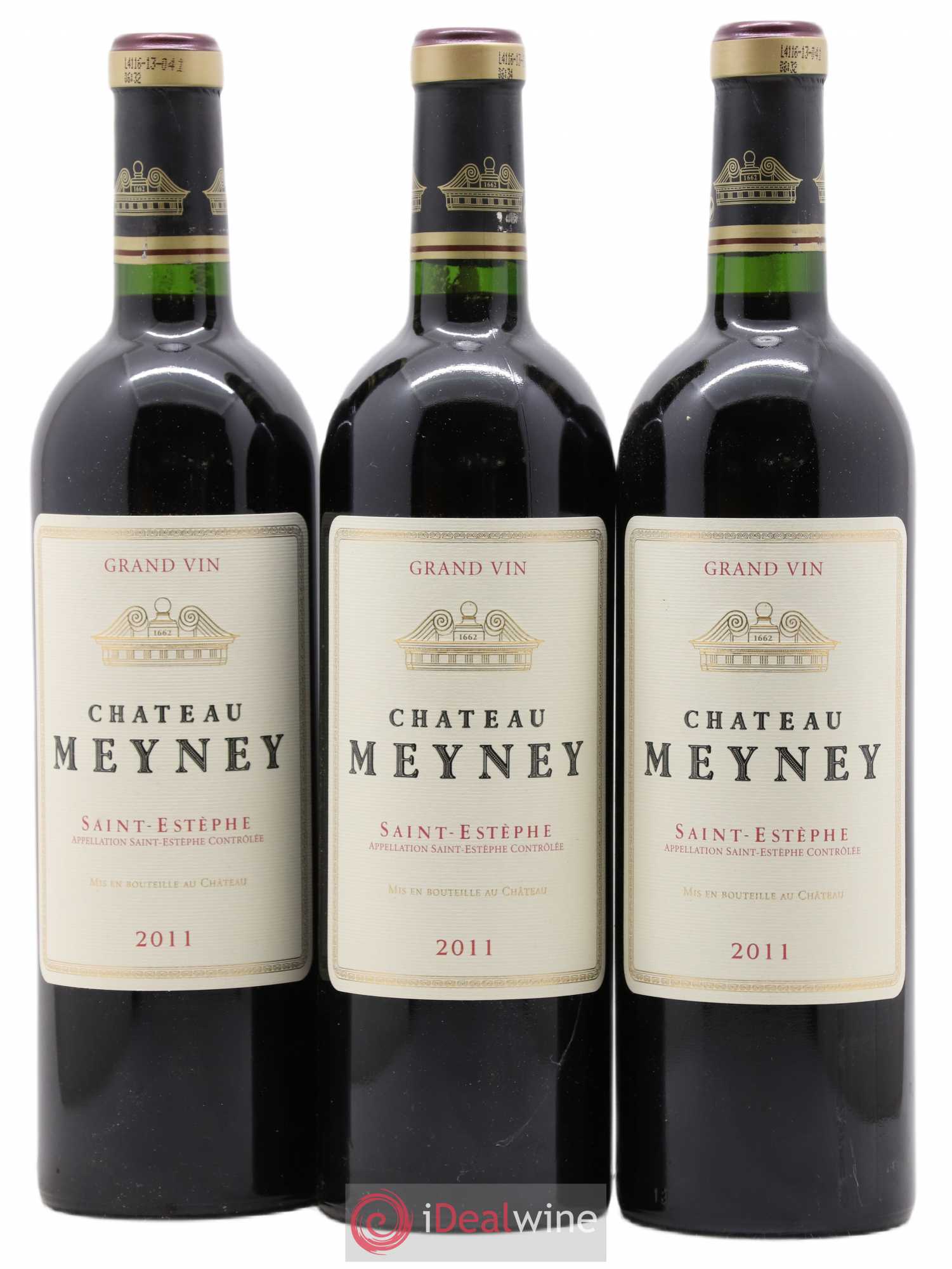 Château Meyney 2011 - Lot de 3 bouteilles - 0