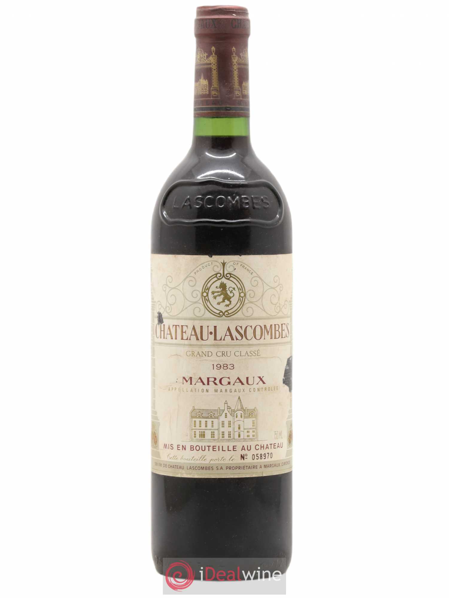 Château Lascombes 2ème Grand Cru Classé 1983 - Lot de 1 bouteille - 0