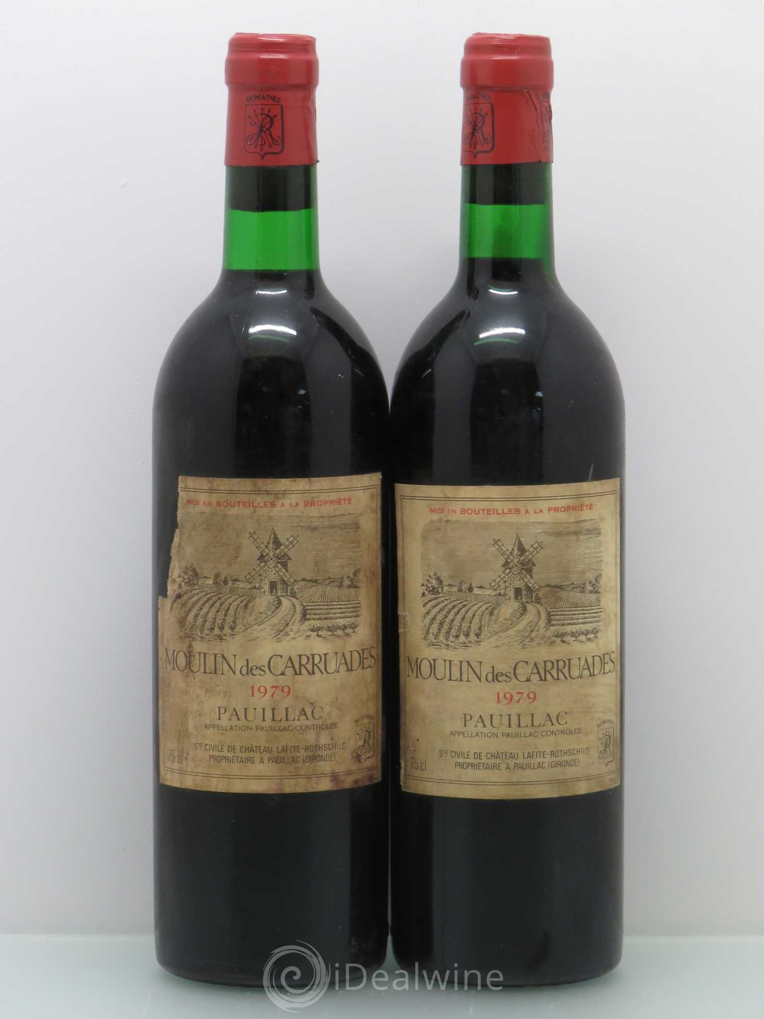 Moulin des Carruades Second Vin 1979 - Lot de 2 bouteilles - 0