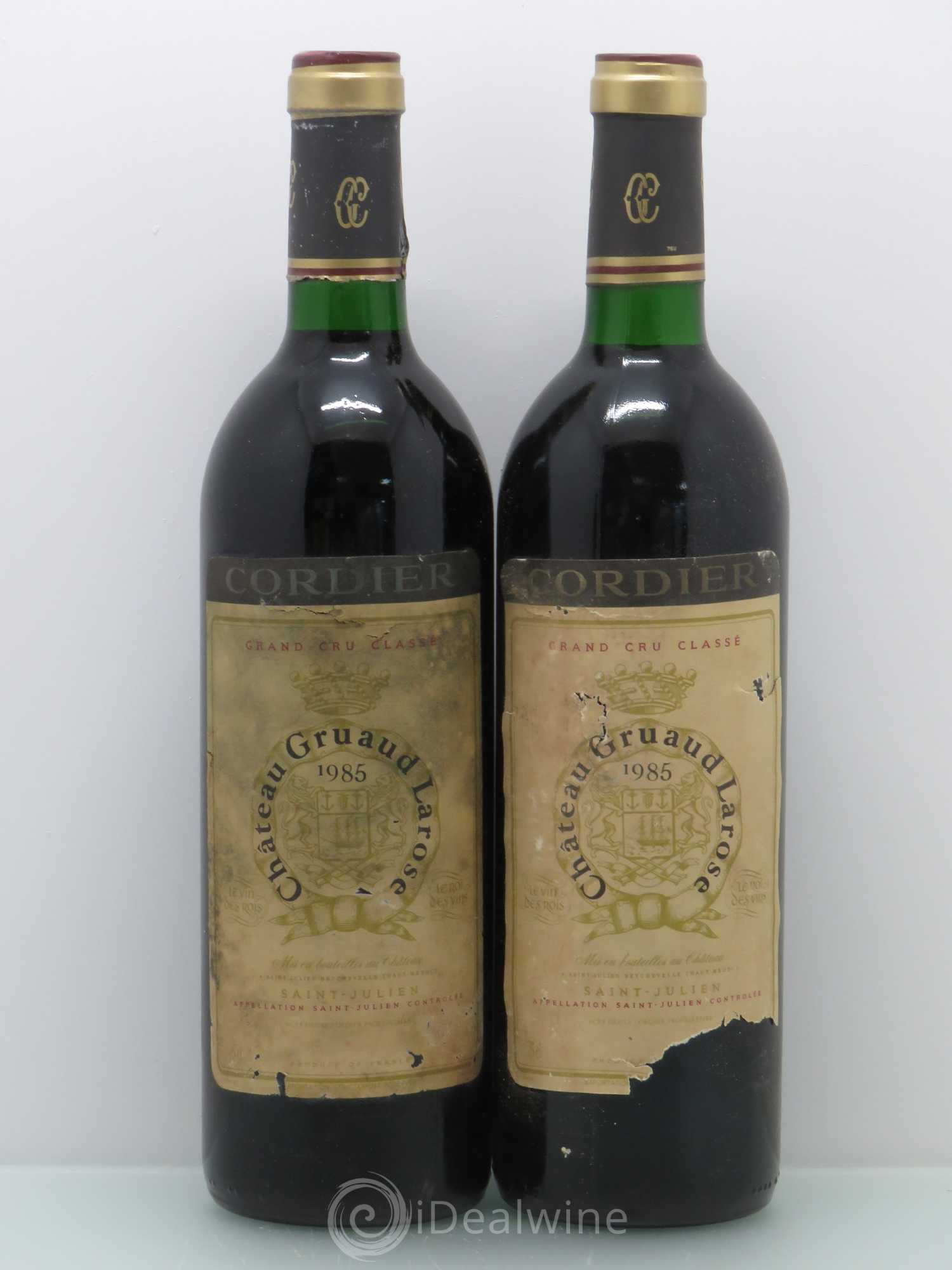 Château Gruaud Larose 2ème Grand Cru Classé 1985 - Lot de 2 bouteilles - 0